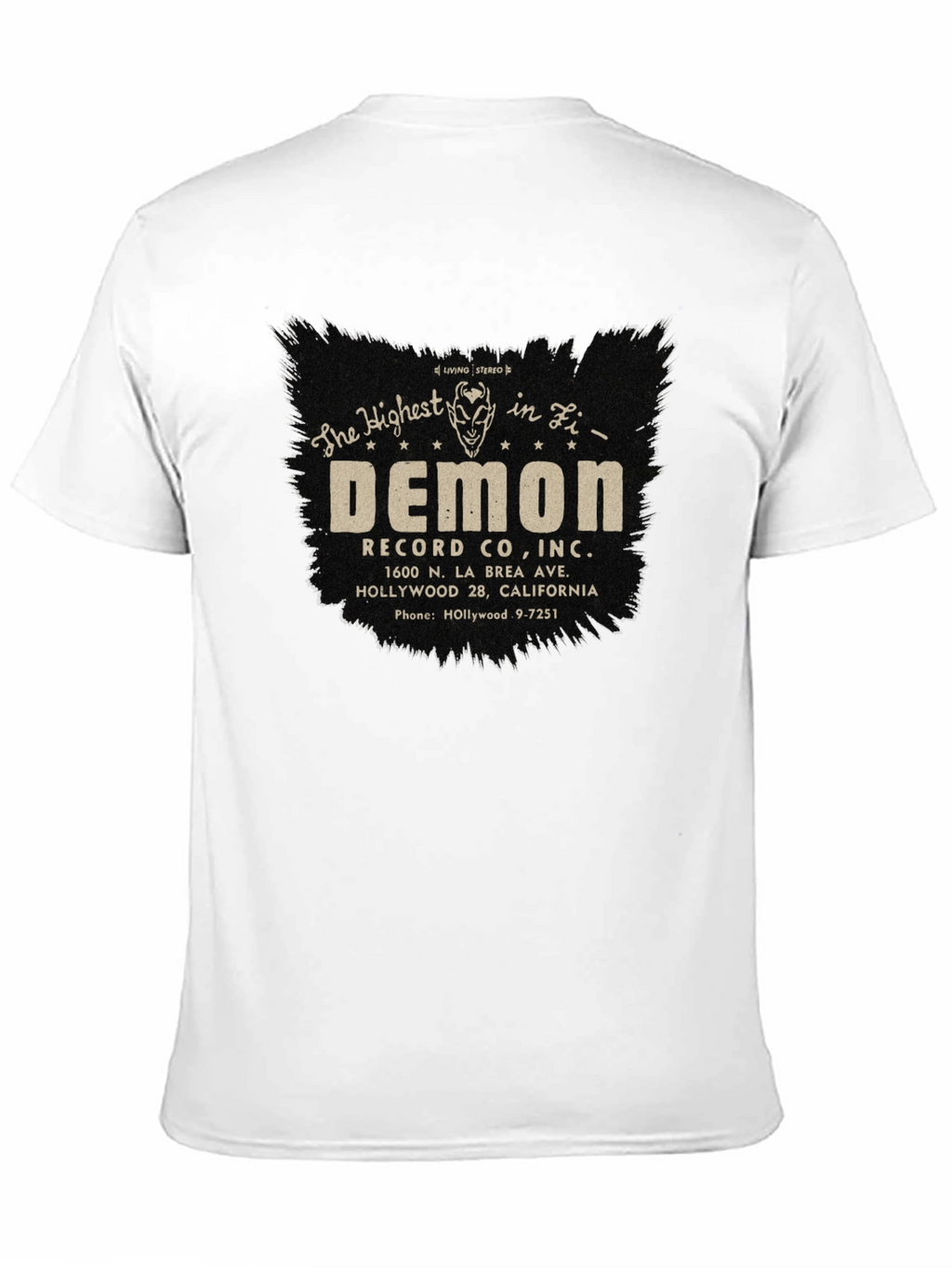 Demon Records Co. Black Graphic Tee