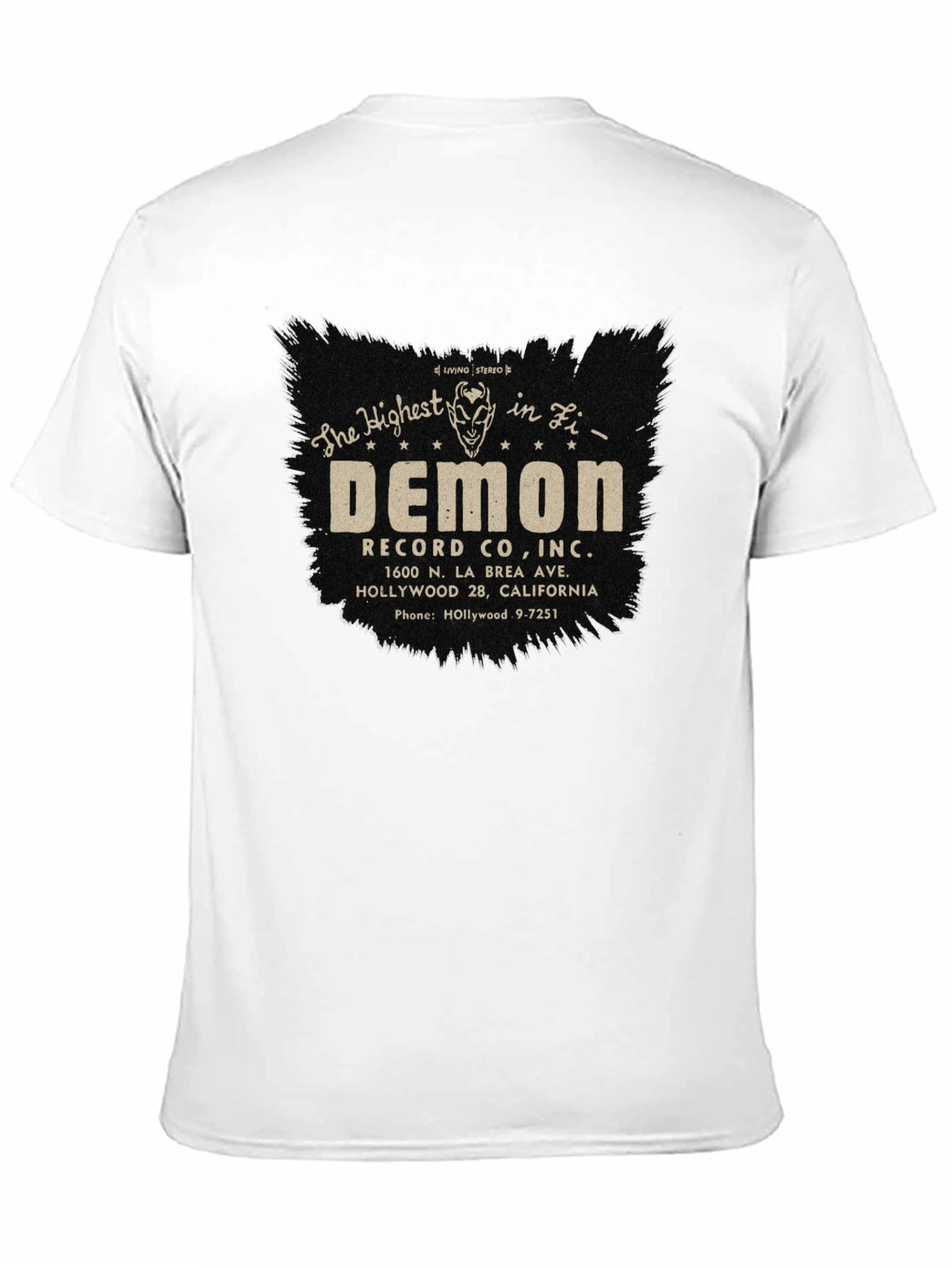 Demon Records Co. Black Graphic Tee