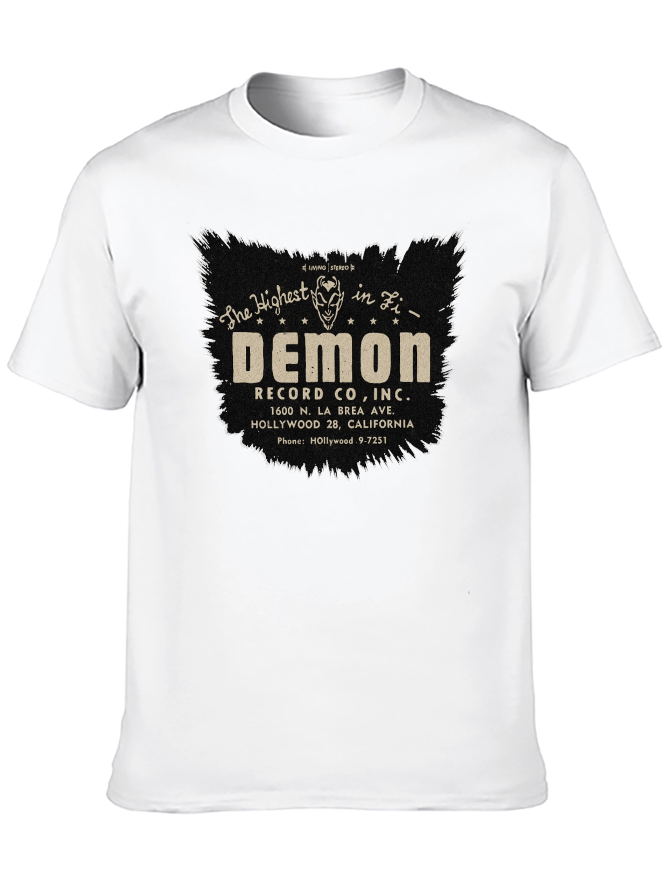 Demon Records Co. Black Graphic Tee