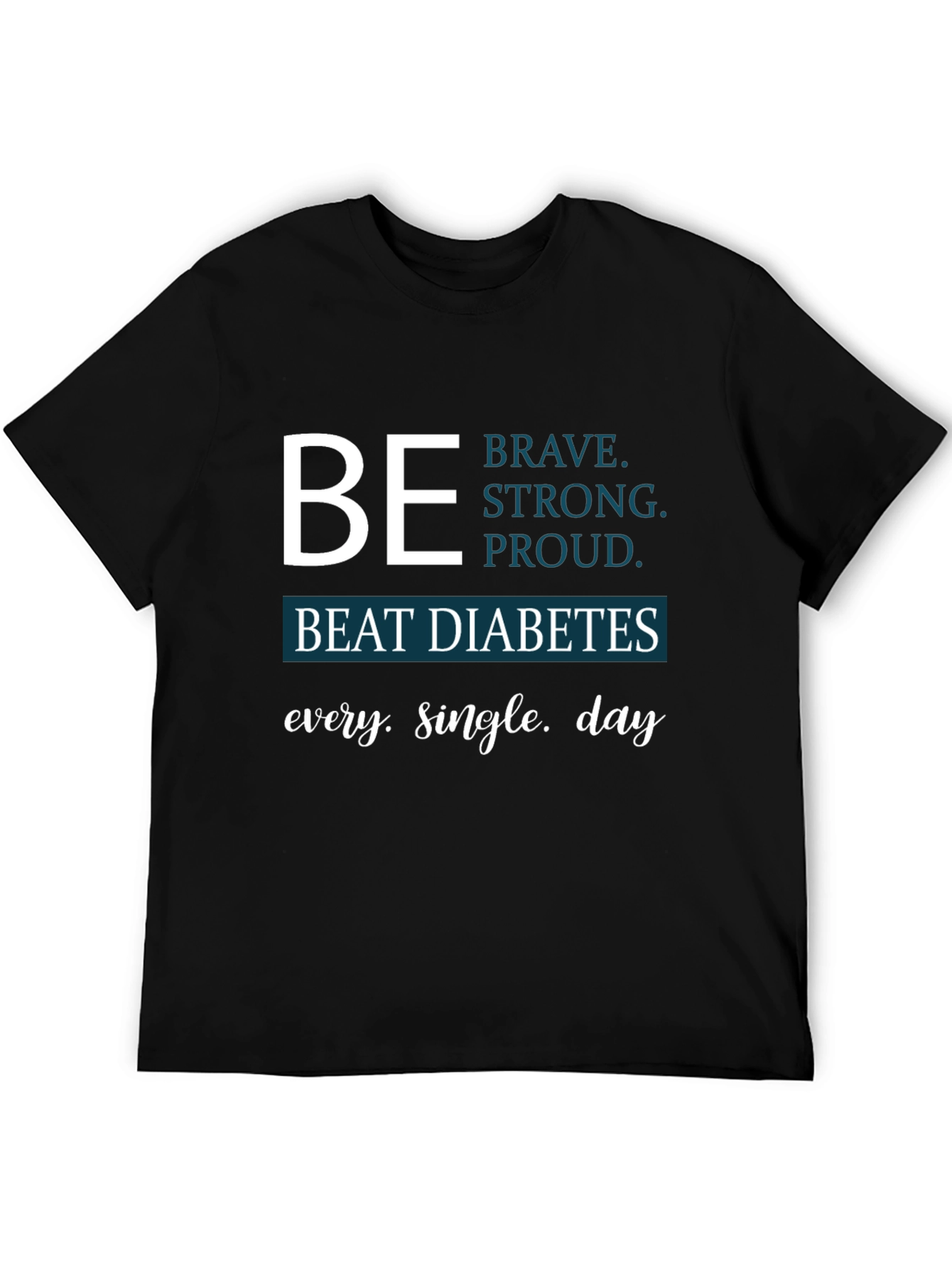 Be Brave Beat Diabetes Awareness T-Shirt