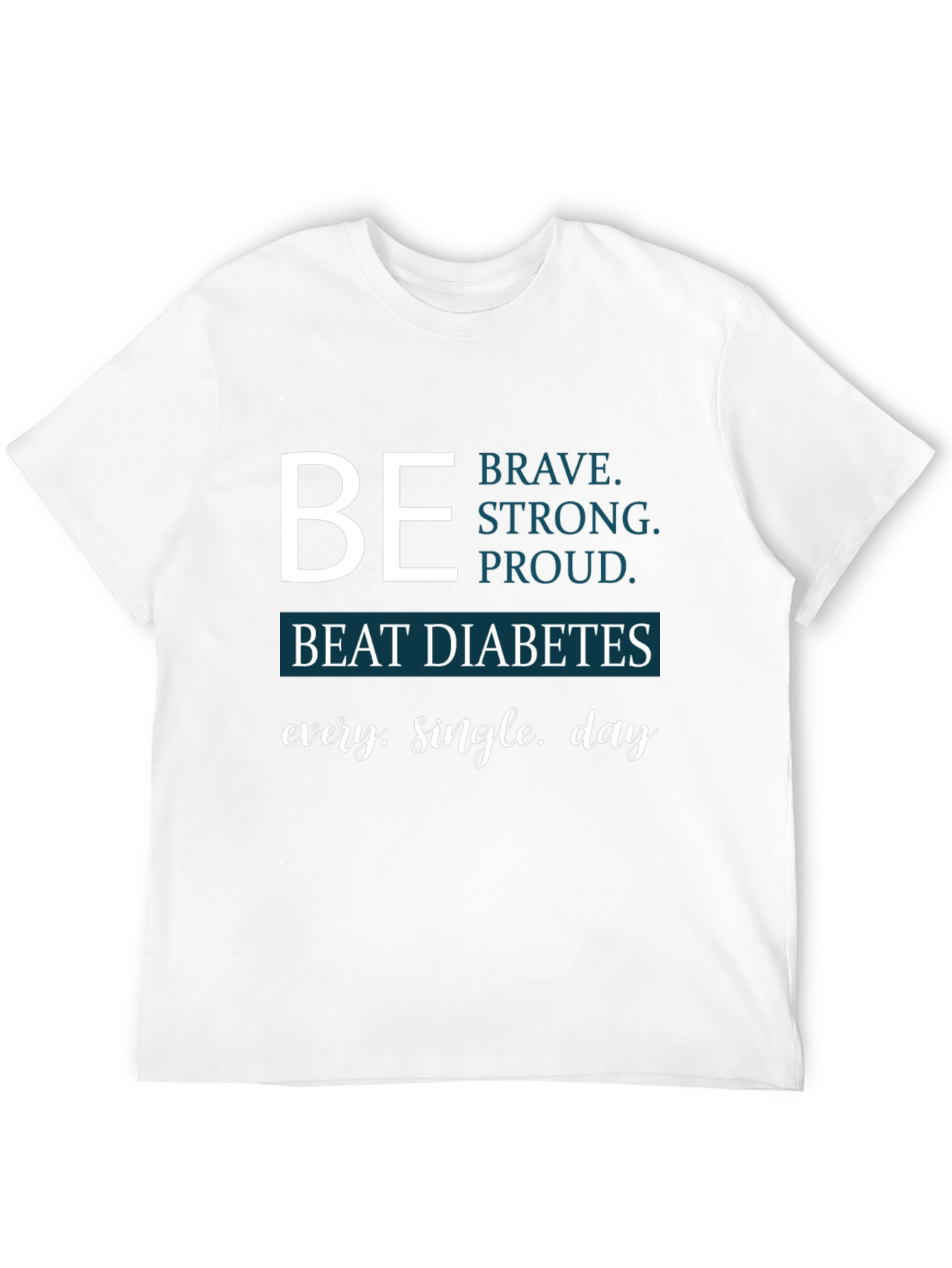 Be Brave Beat Diabetes Awareness T-Shirt