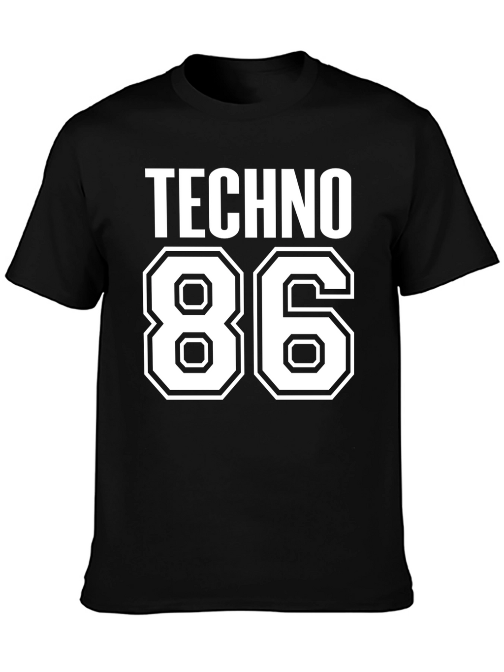 Techno 86 Graphic T-Shirt - Black