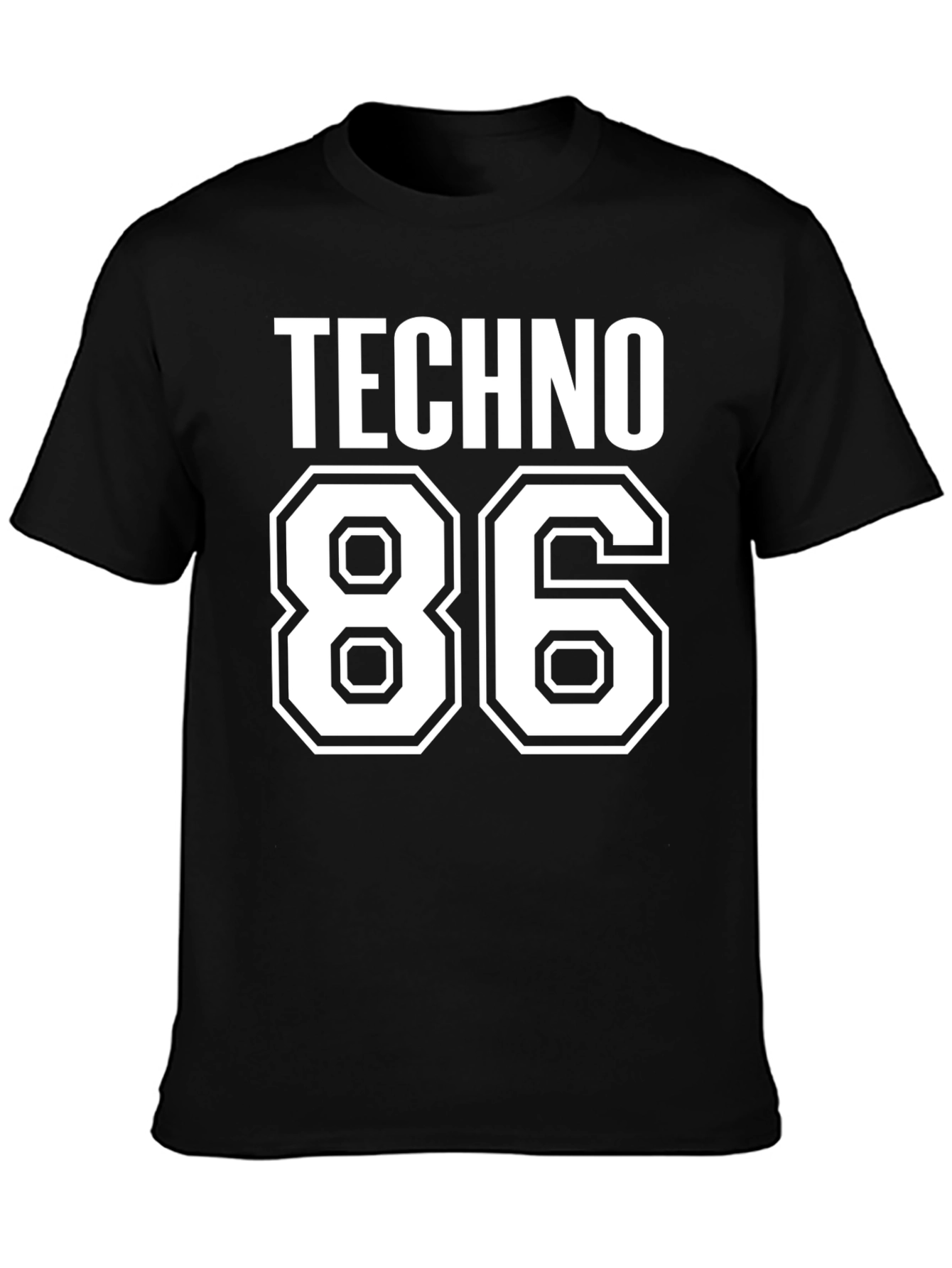 Techno 86 Graphic T-Shirt - Black