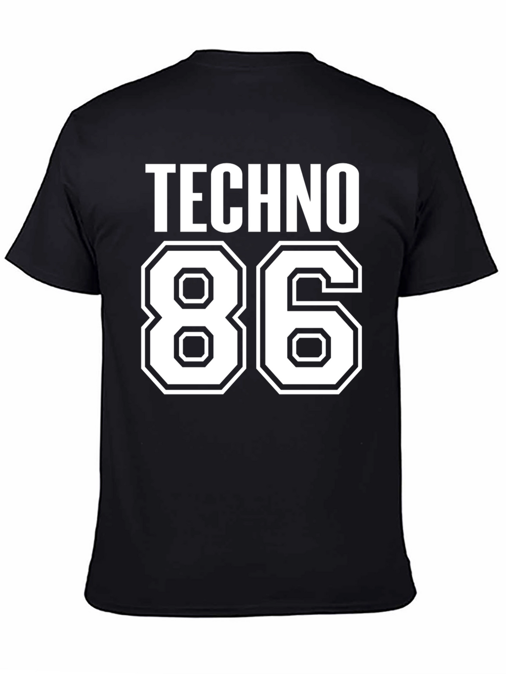 Techno 86 Graphic T-Shirt - Black