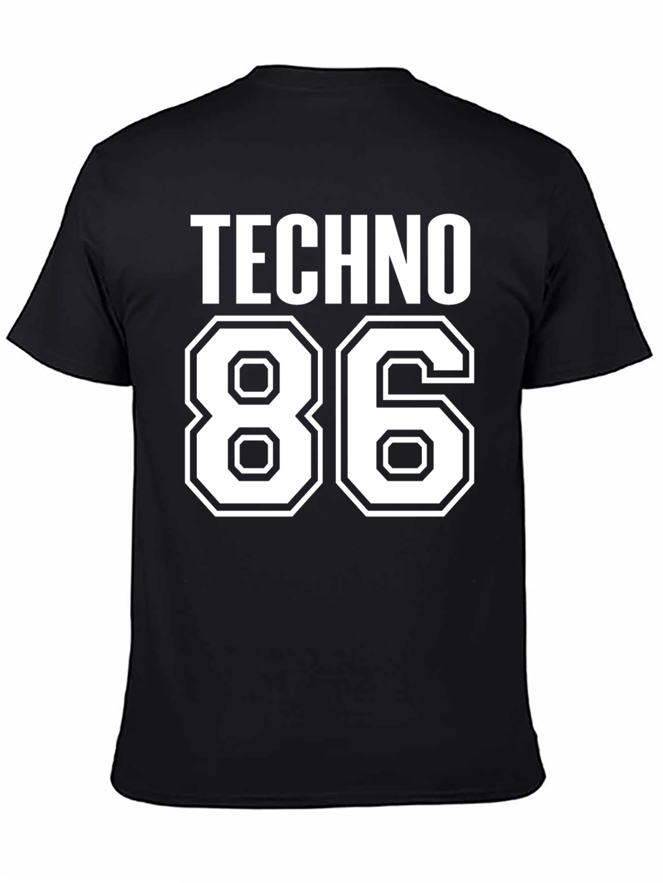 Techno 86 Graphic T-Shirt - Black