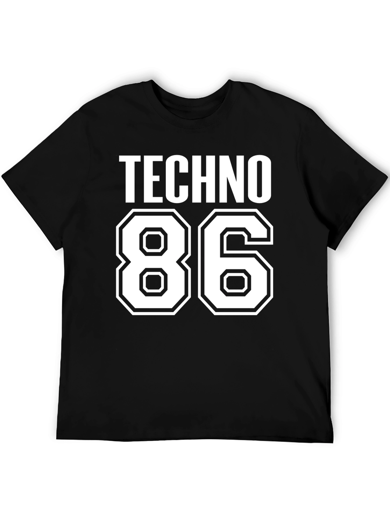 Techno 86 Graphic T-Shirt - Black