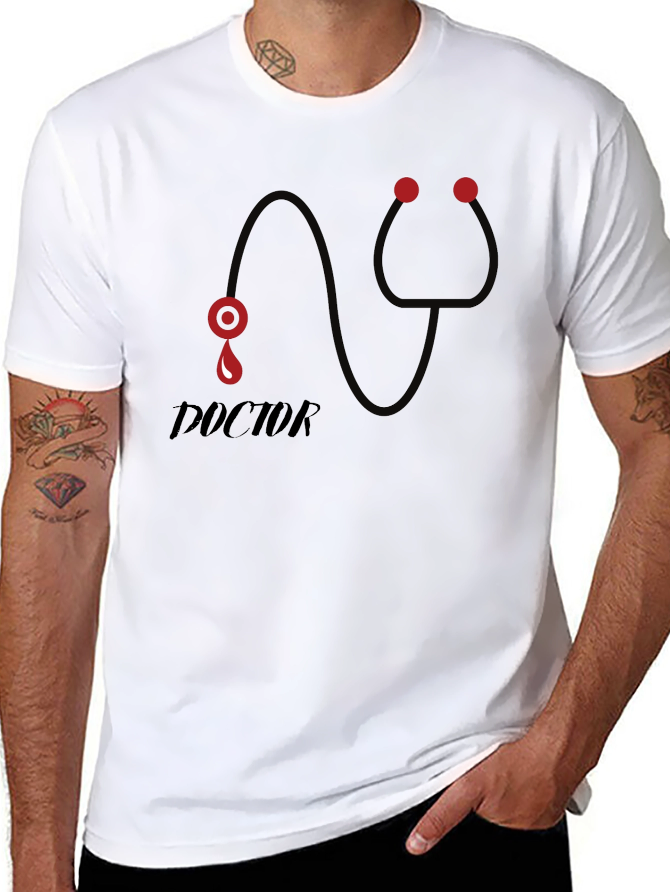 Doctor Stethoscope Graphic T-Shirt
