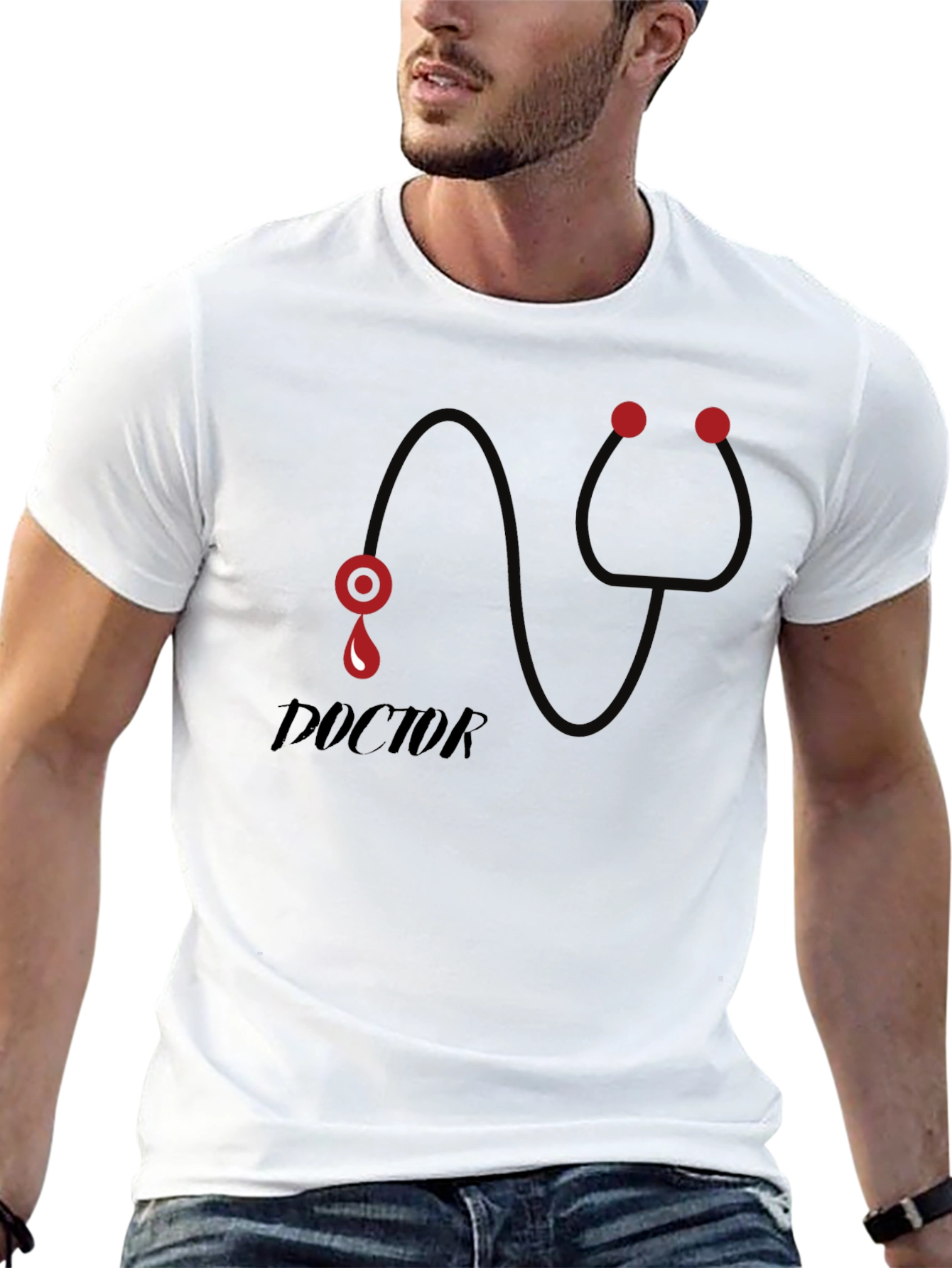 Doctor Stethoscope Graphic T-Shirt