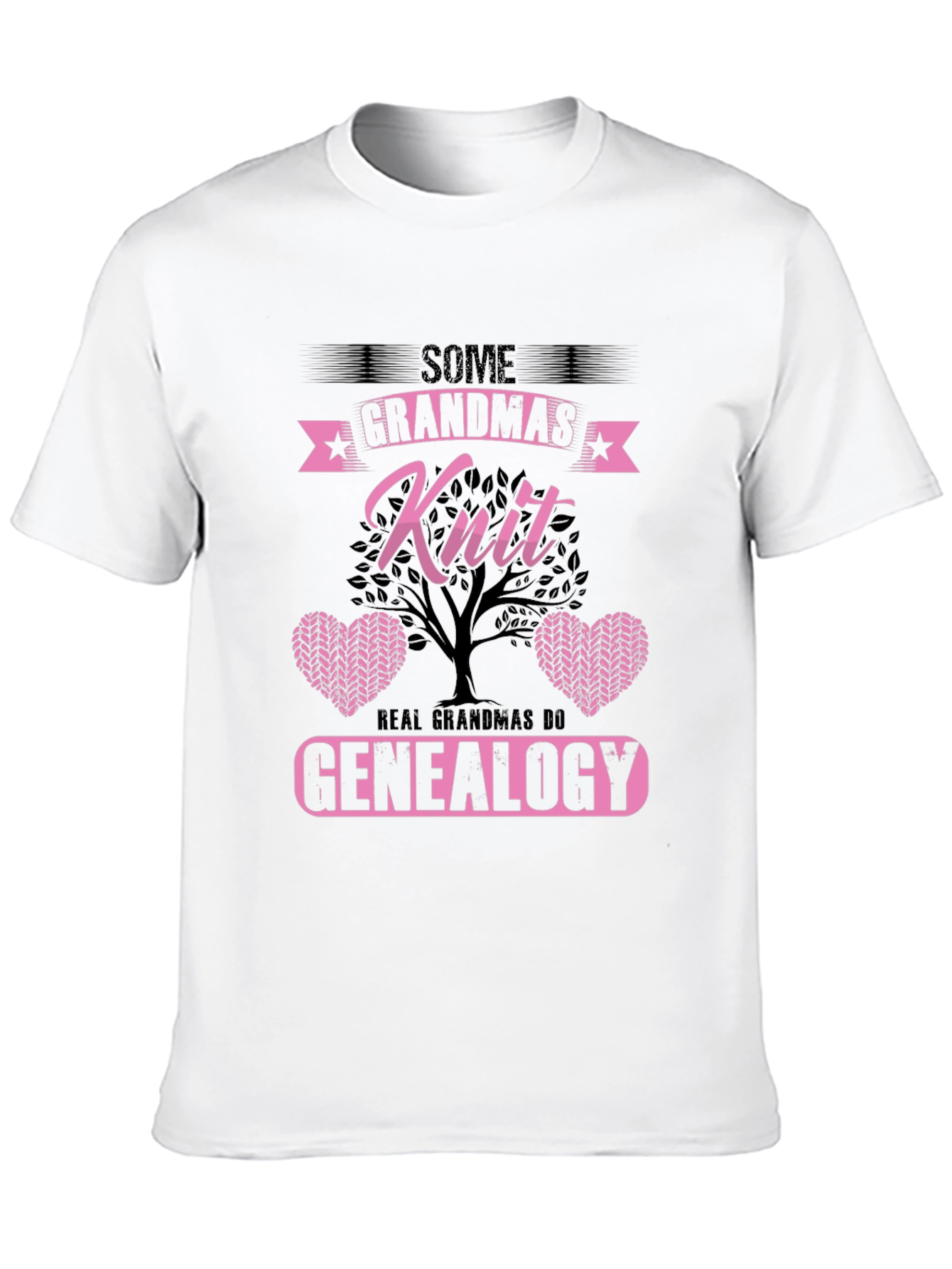 Grandmas Knit & Genealogy T-Shirt