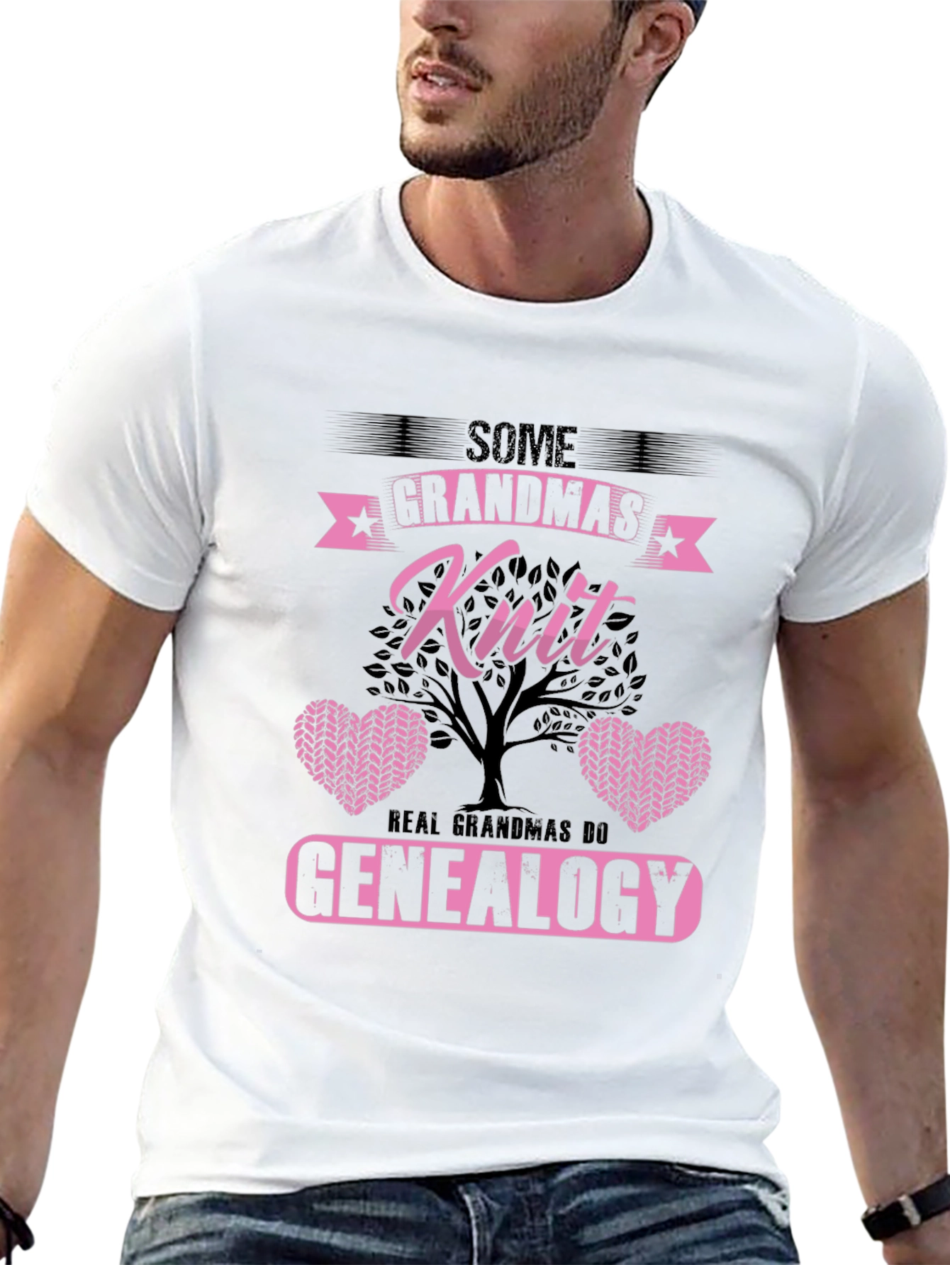 Grandmas Knit & Genealogy T-Shirt