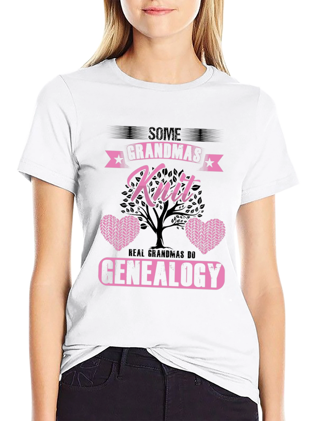 Grandmas Knit & Genealogy T-Shirt