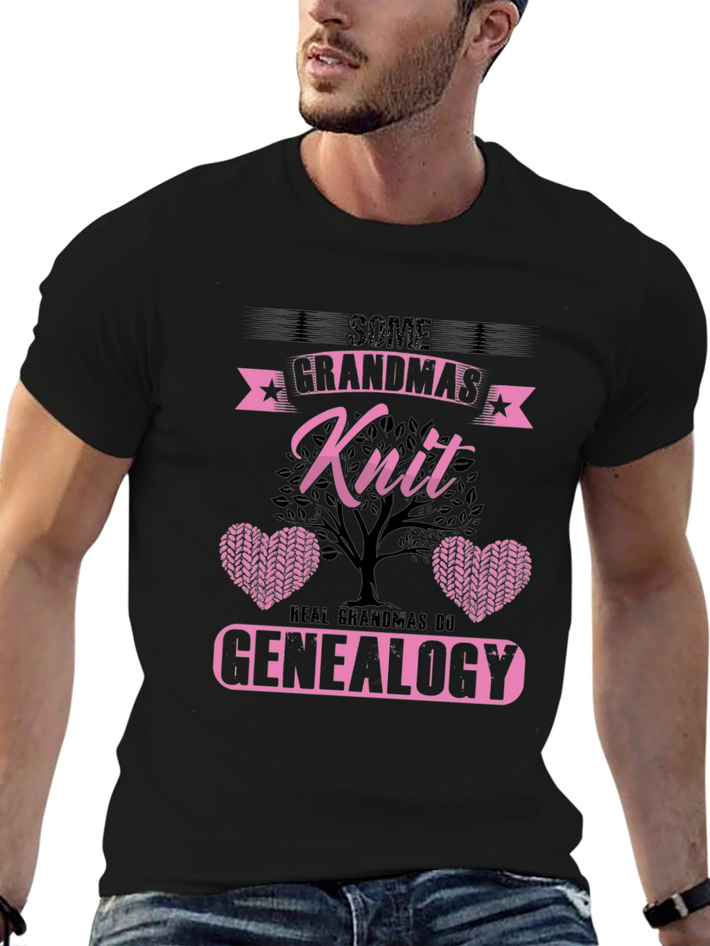 Grandmas Knit & Genealogy T-Shirt