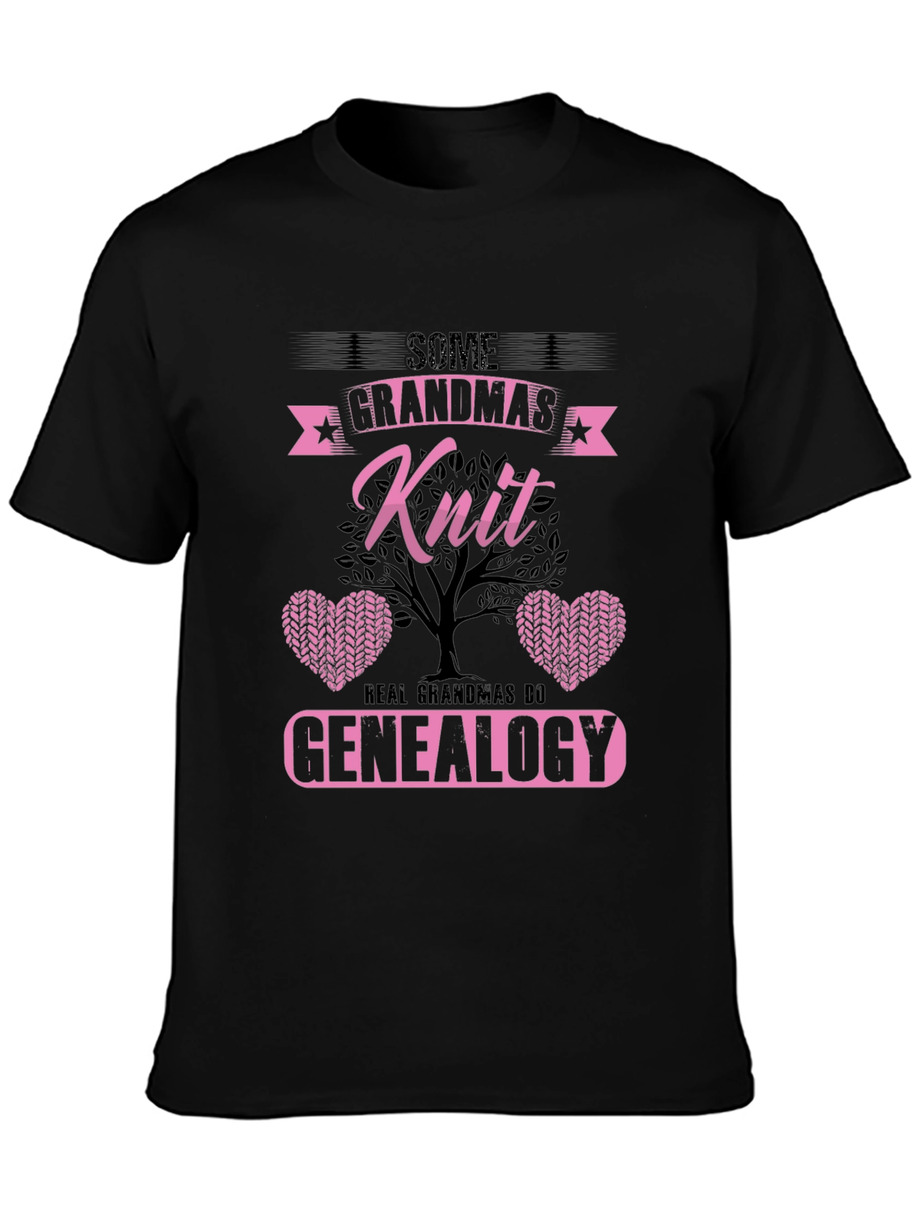 Grandmas Knit & Genealogy T-Shirt