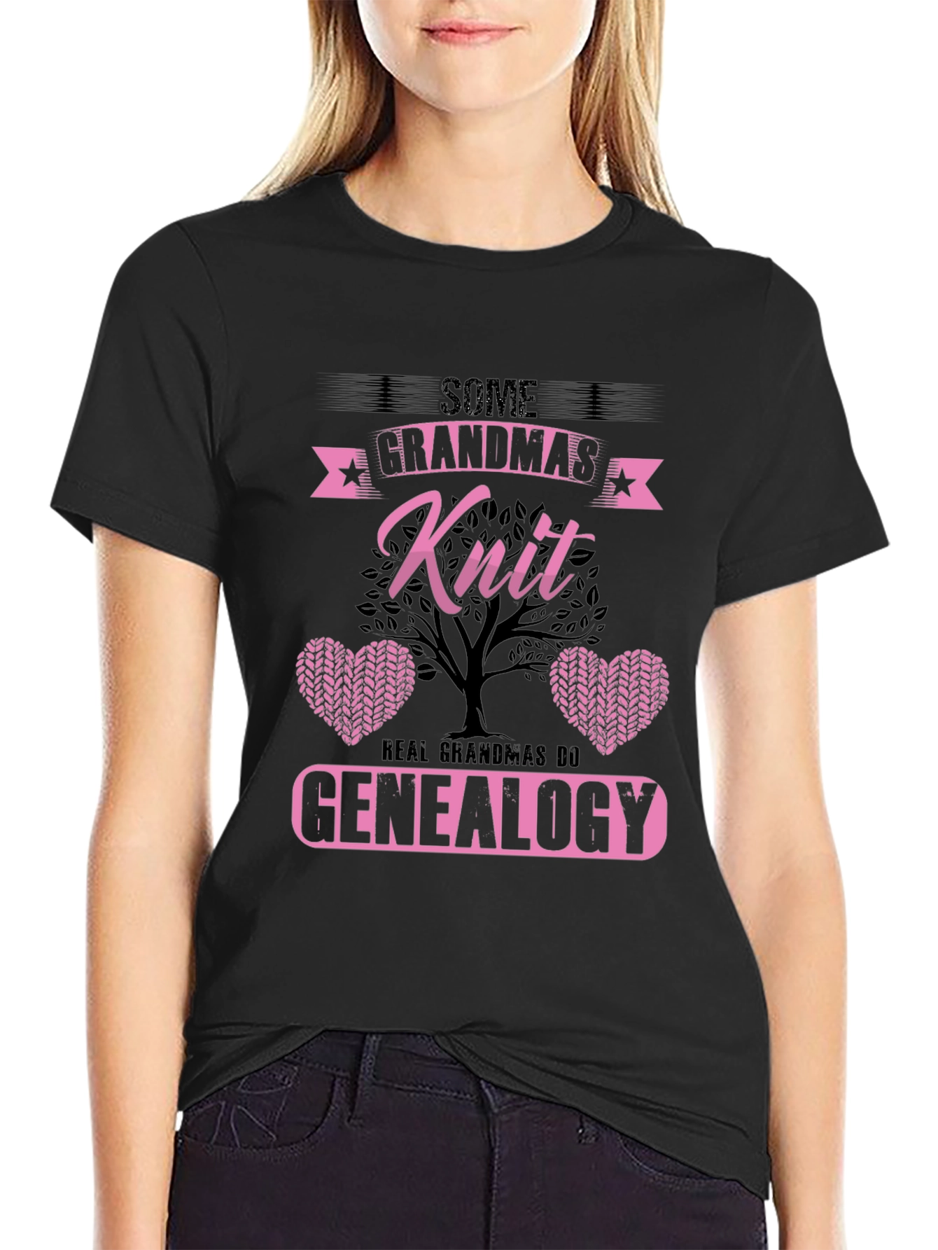 Grandmas Knit & Genealogy T-Shirt