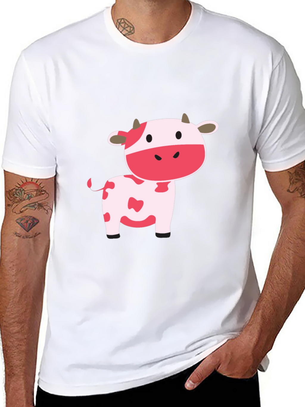 Strawberry Cow Graphic Tee
