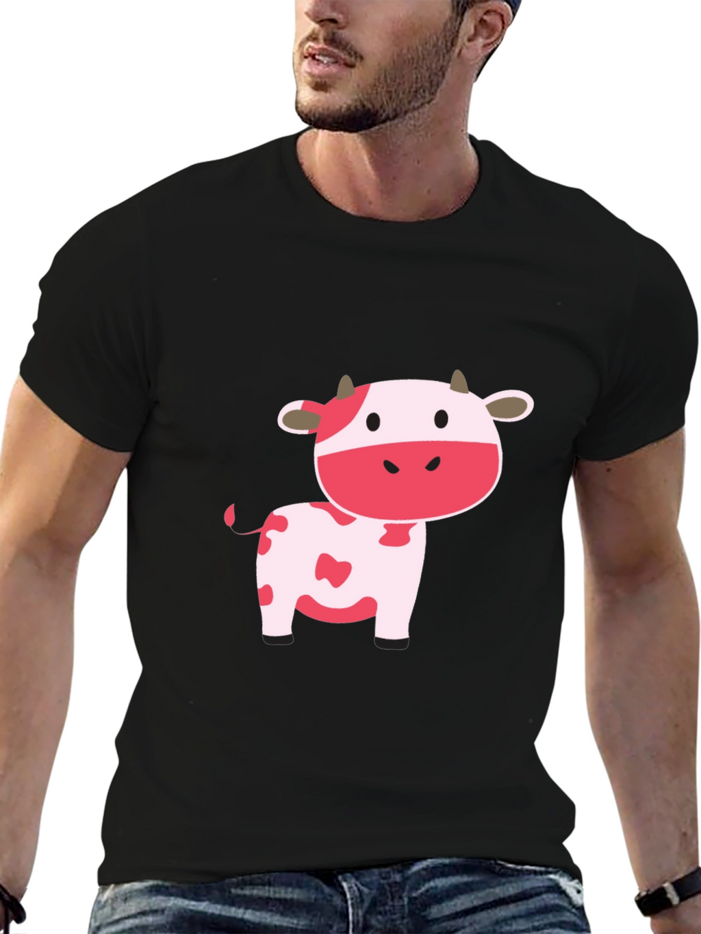 Strawberry Cow Graphic Tee