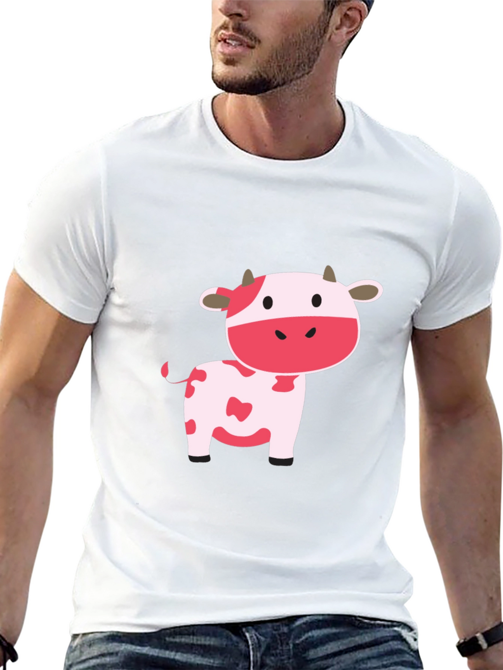 Strawberry Cow Graphic Tee