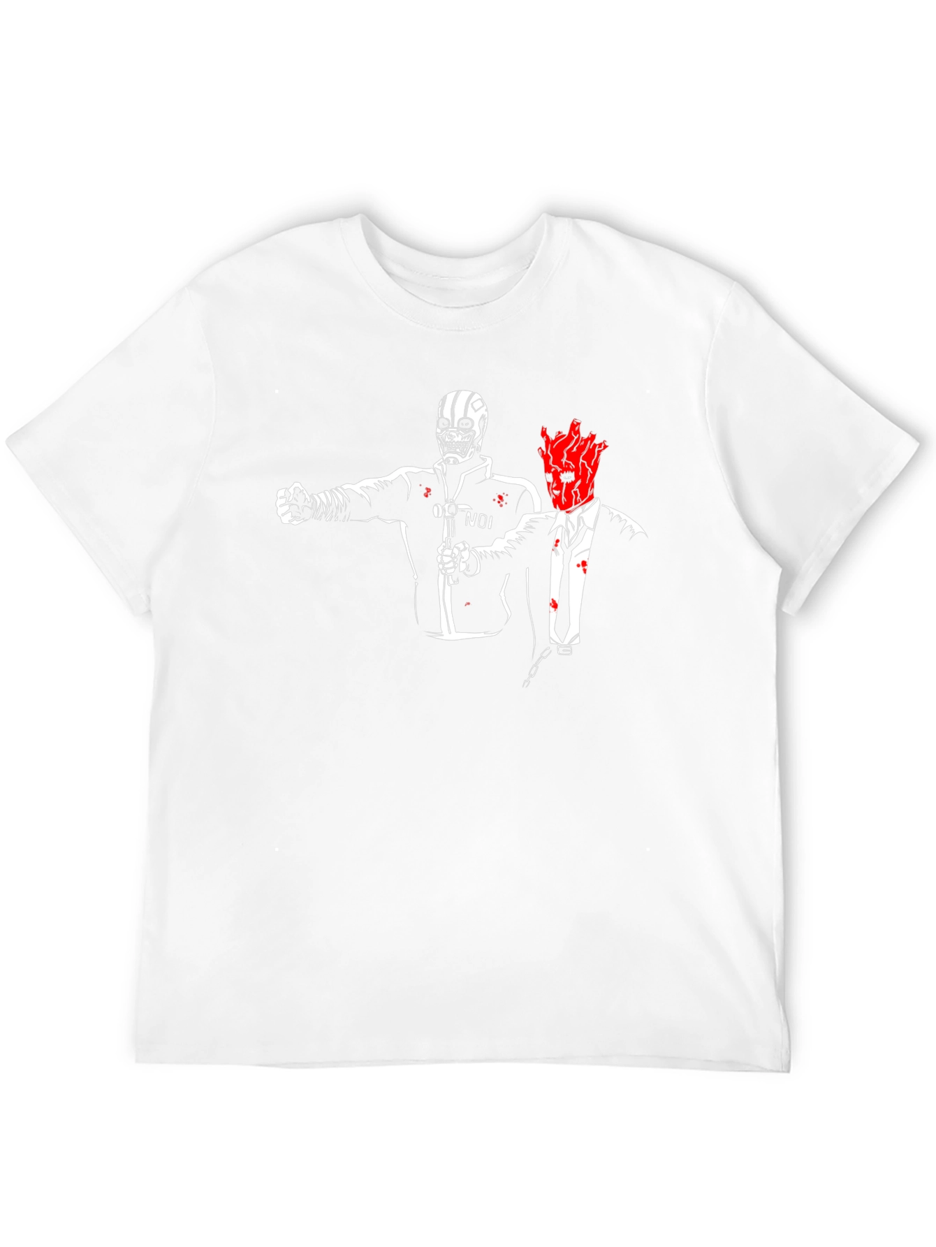 Noir Duo Graphic Tee - Black