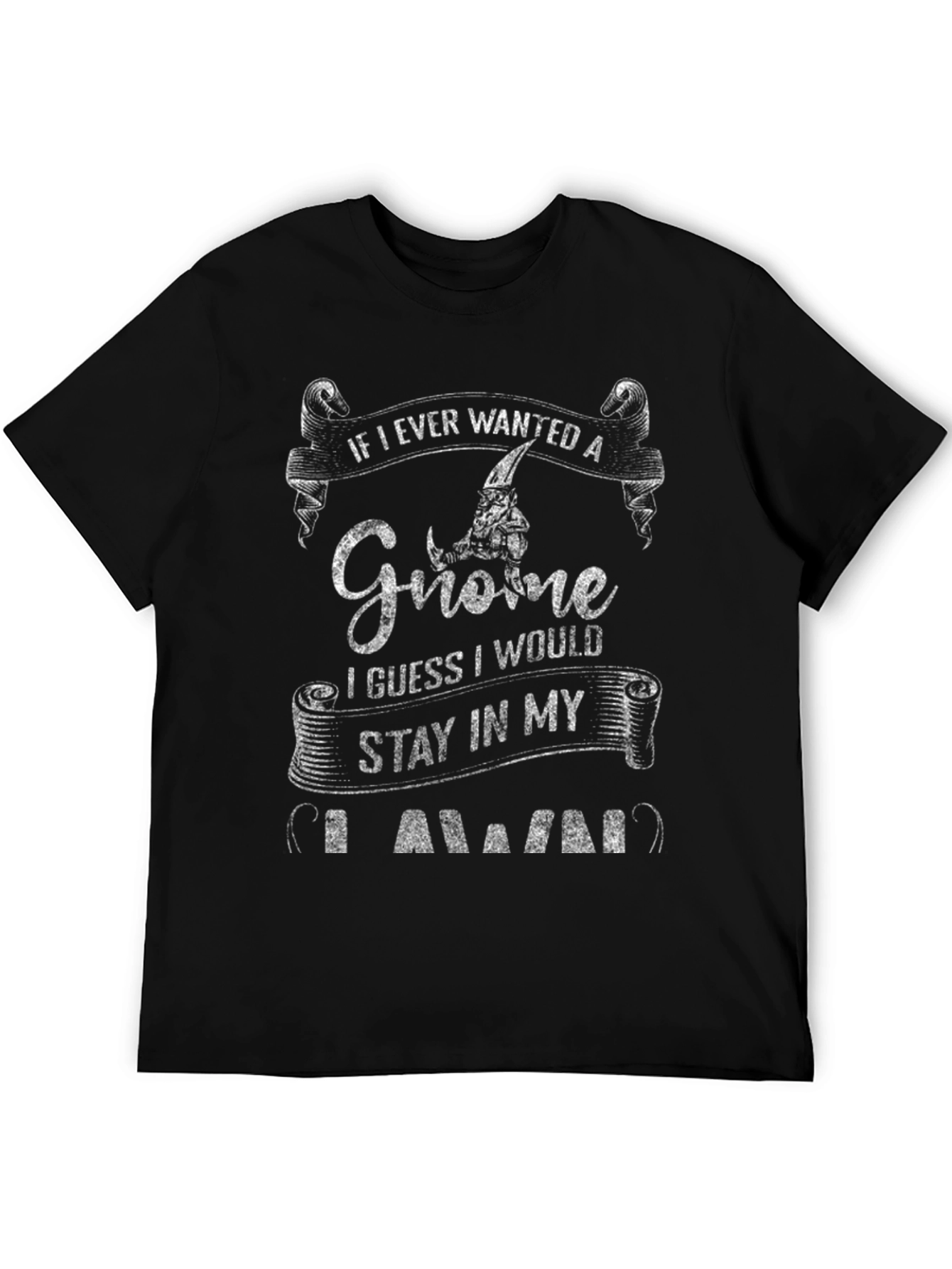 Gnome Lover Graphic T-Shirt Funny Novelty Tee