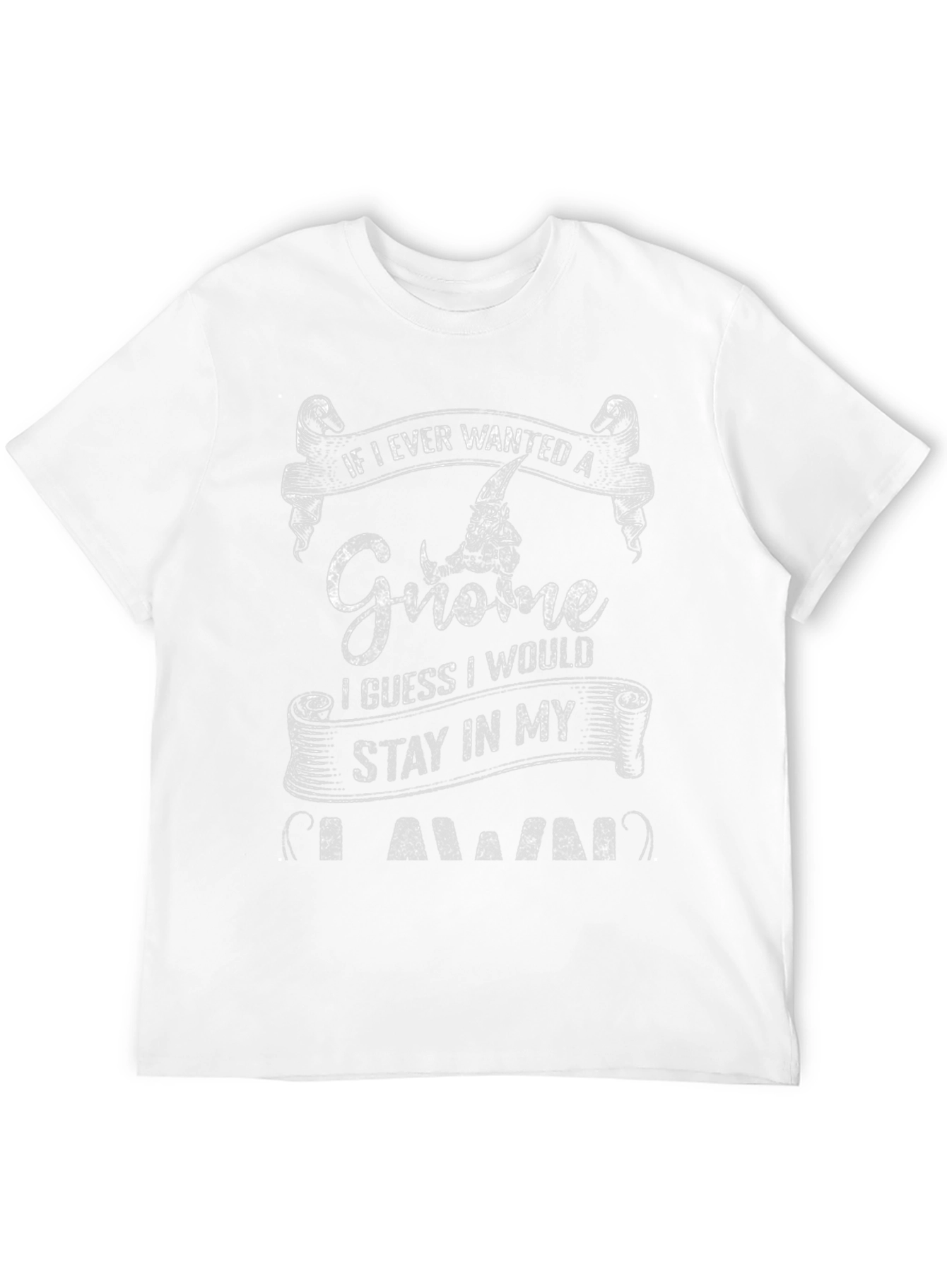 Gnome Lover Graphic T-Shirt Funny Novelty Tee