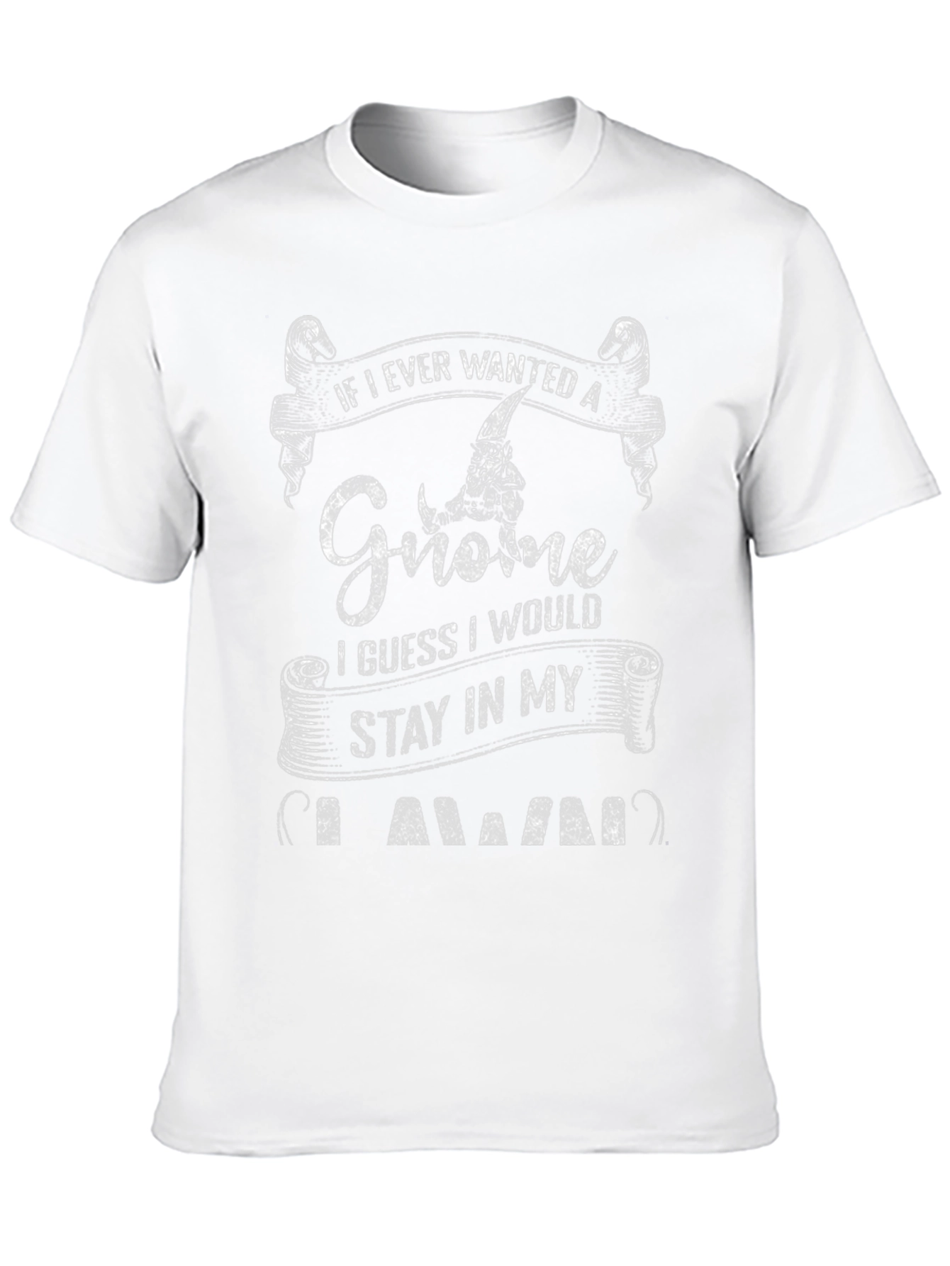 Gnome Lover Graphic T-Shirt Funny Novelty Tee