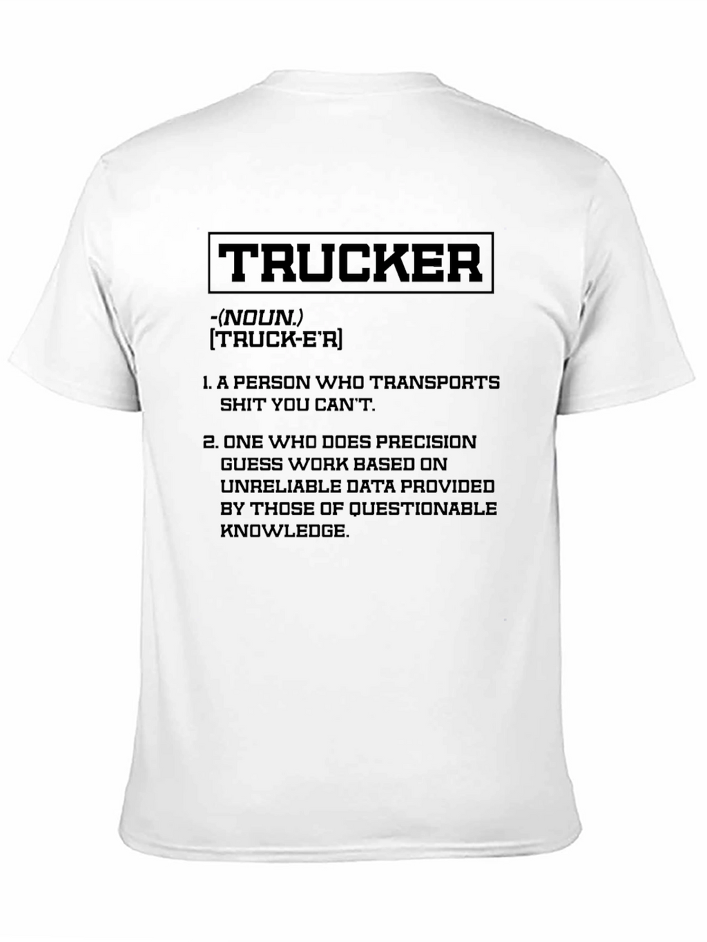 Trucker Definition Graphic T-Shirt