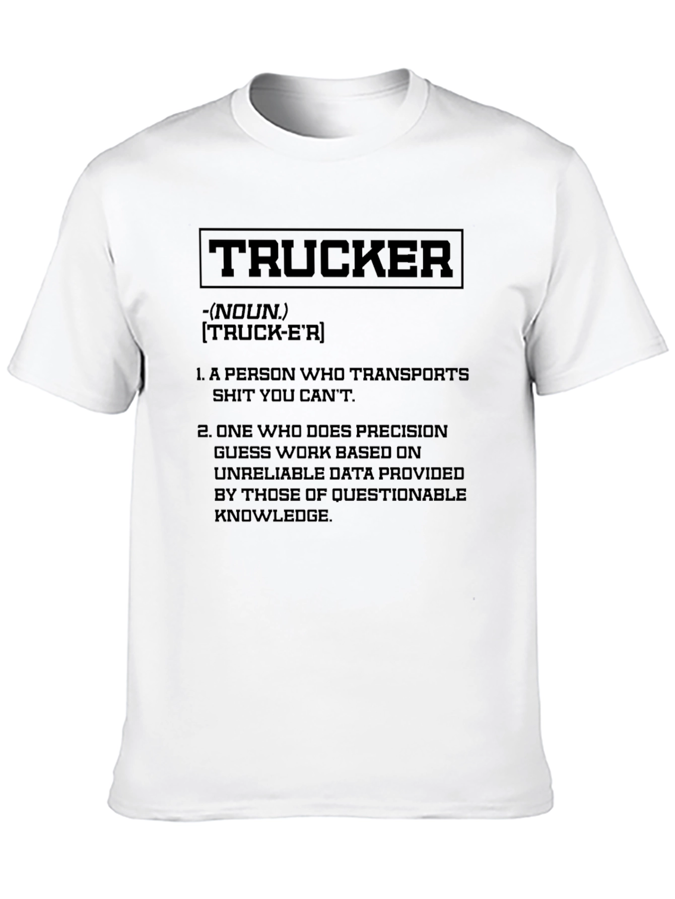 Trucker Definition Graphic T-Shirt