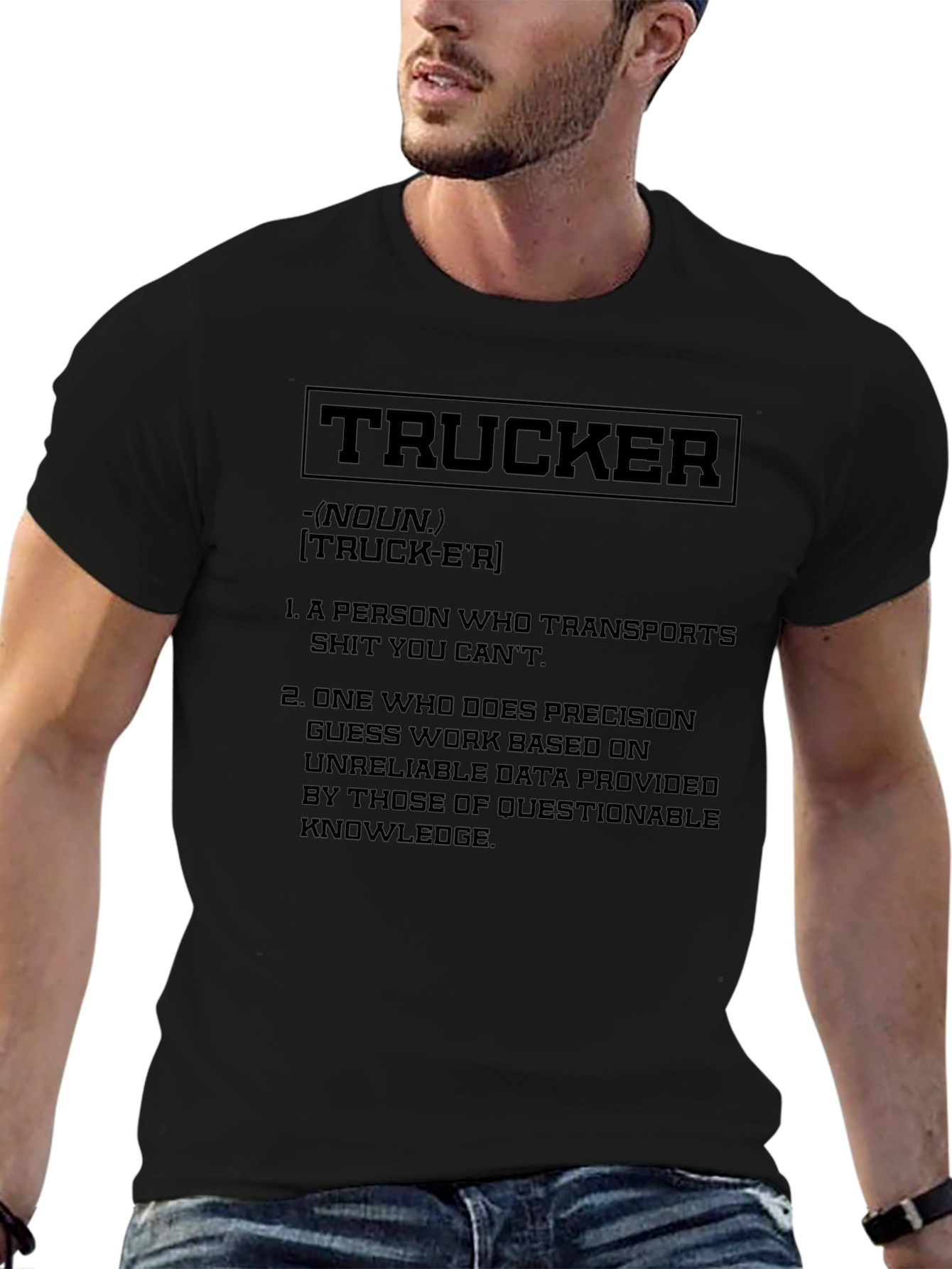 Trucker Definition Graphic T-Shirt
