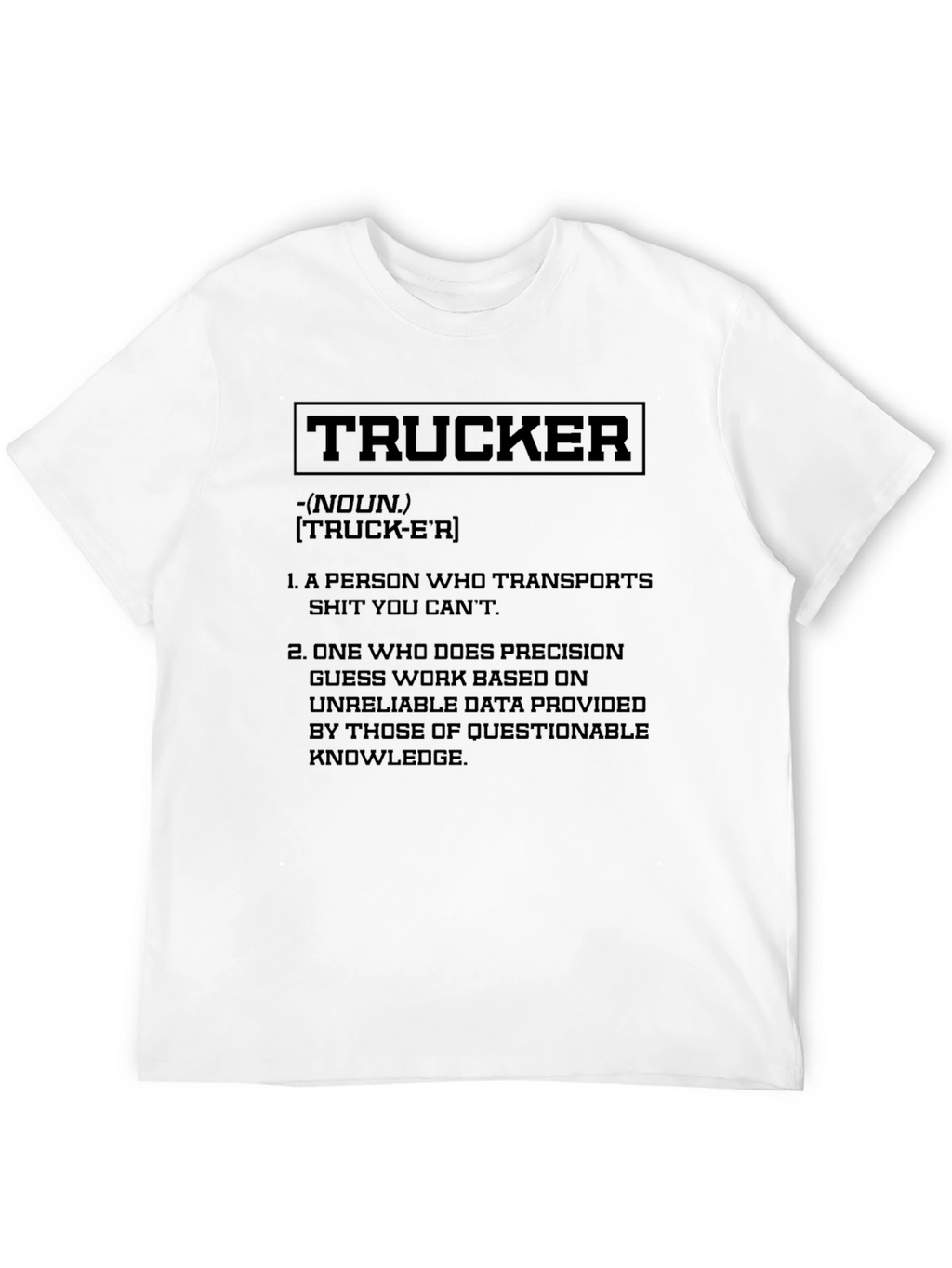 Trucker Definition Graphic T-Shirt