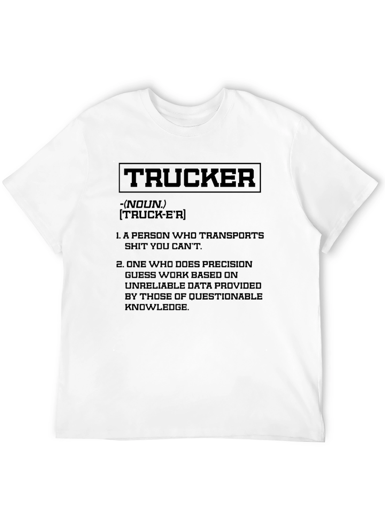 Trucker Definition Graphic T-Shirt