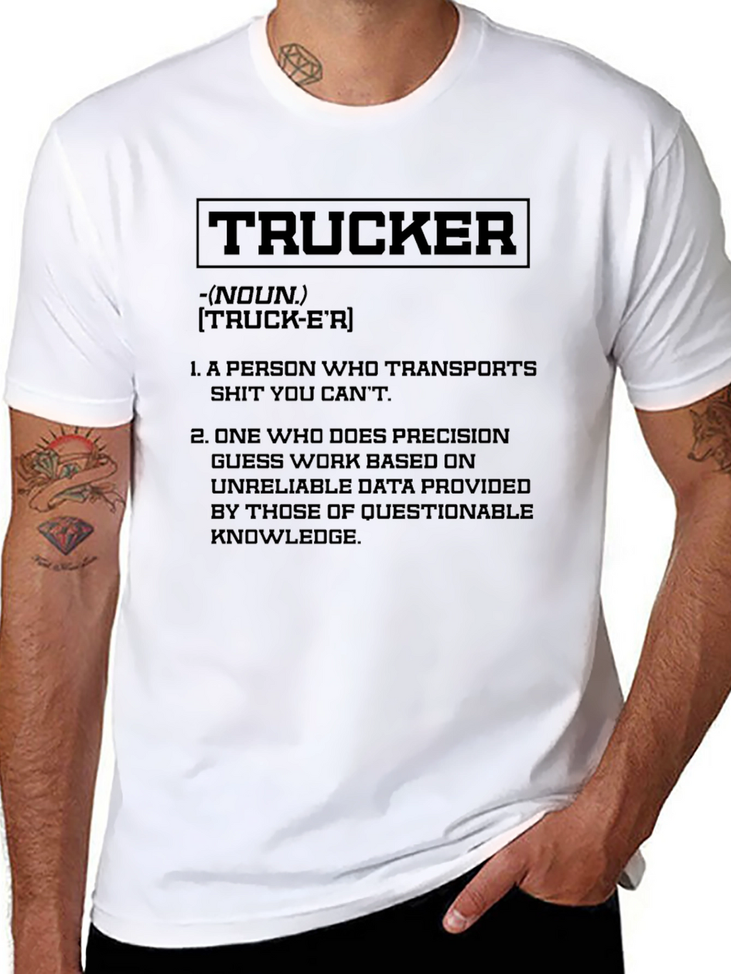 Trucker Definition Graphic T-Shirt