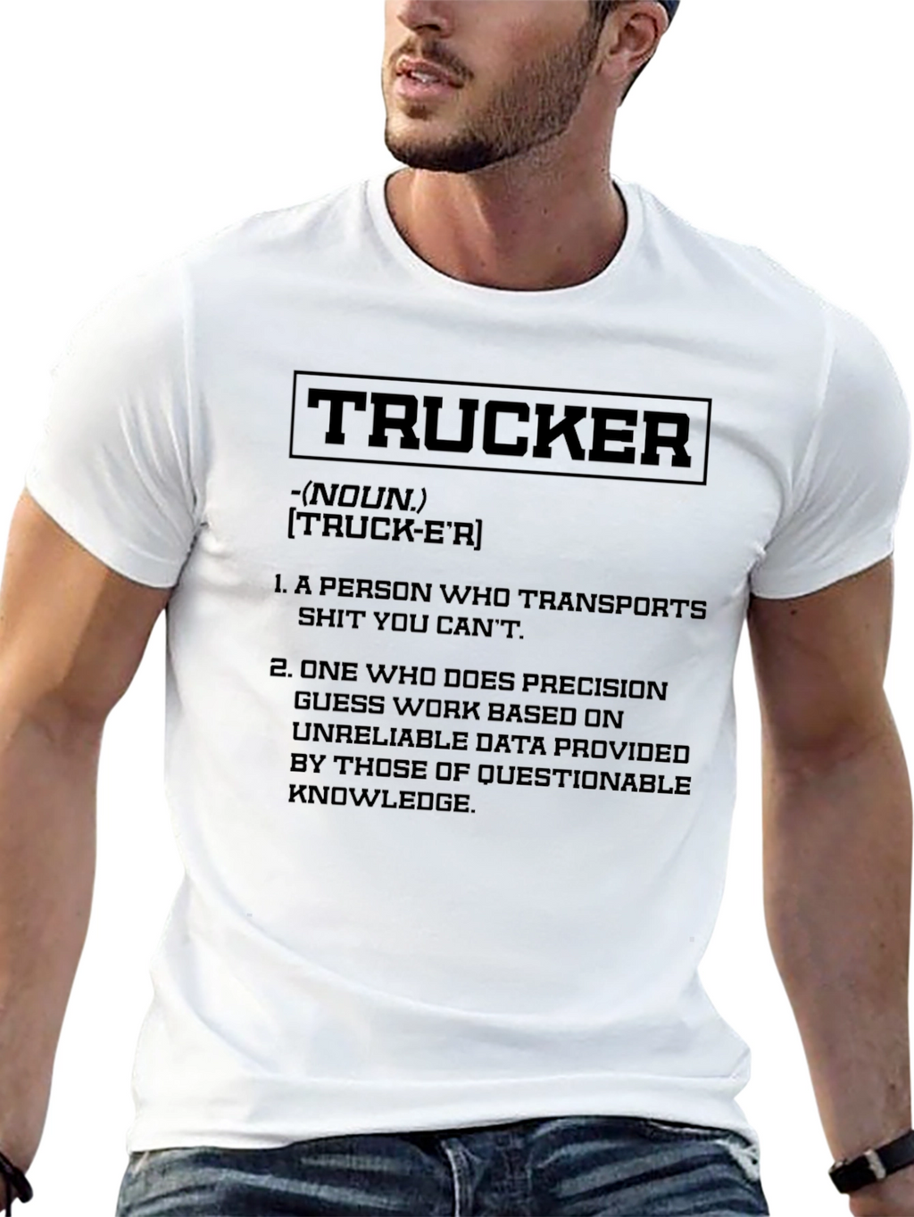 Trucker Definition Graphic T-Shirt