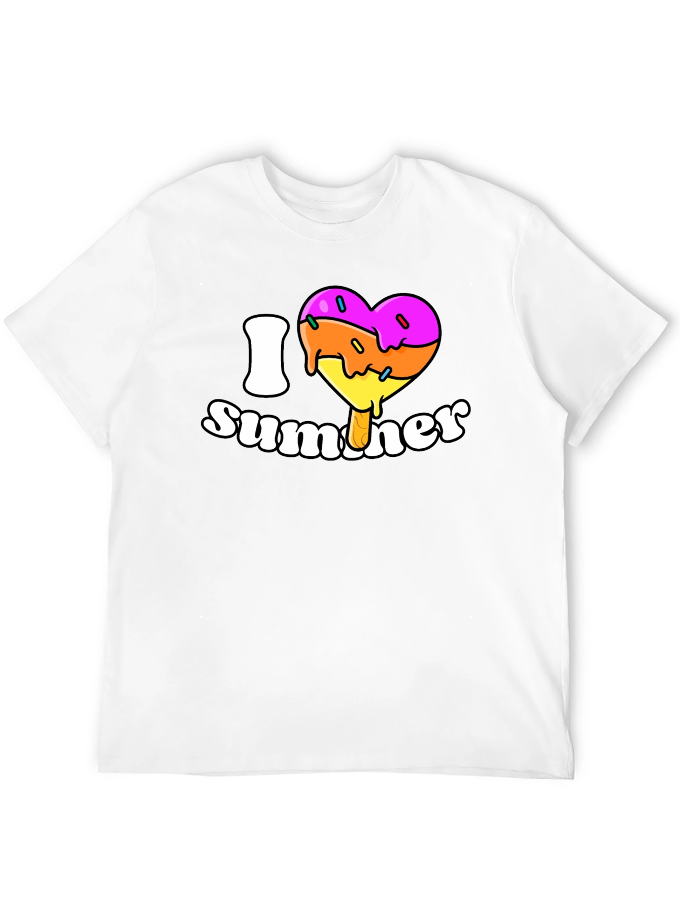 I Heart Summer Popsicle Graphic T-Shirt