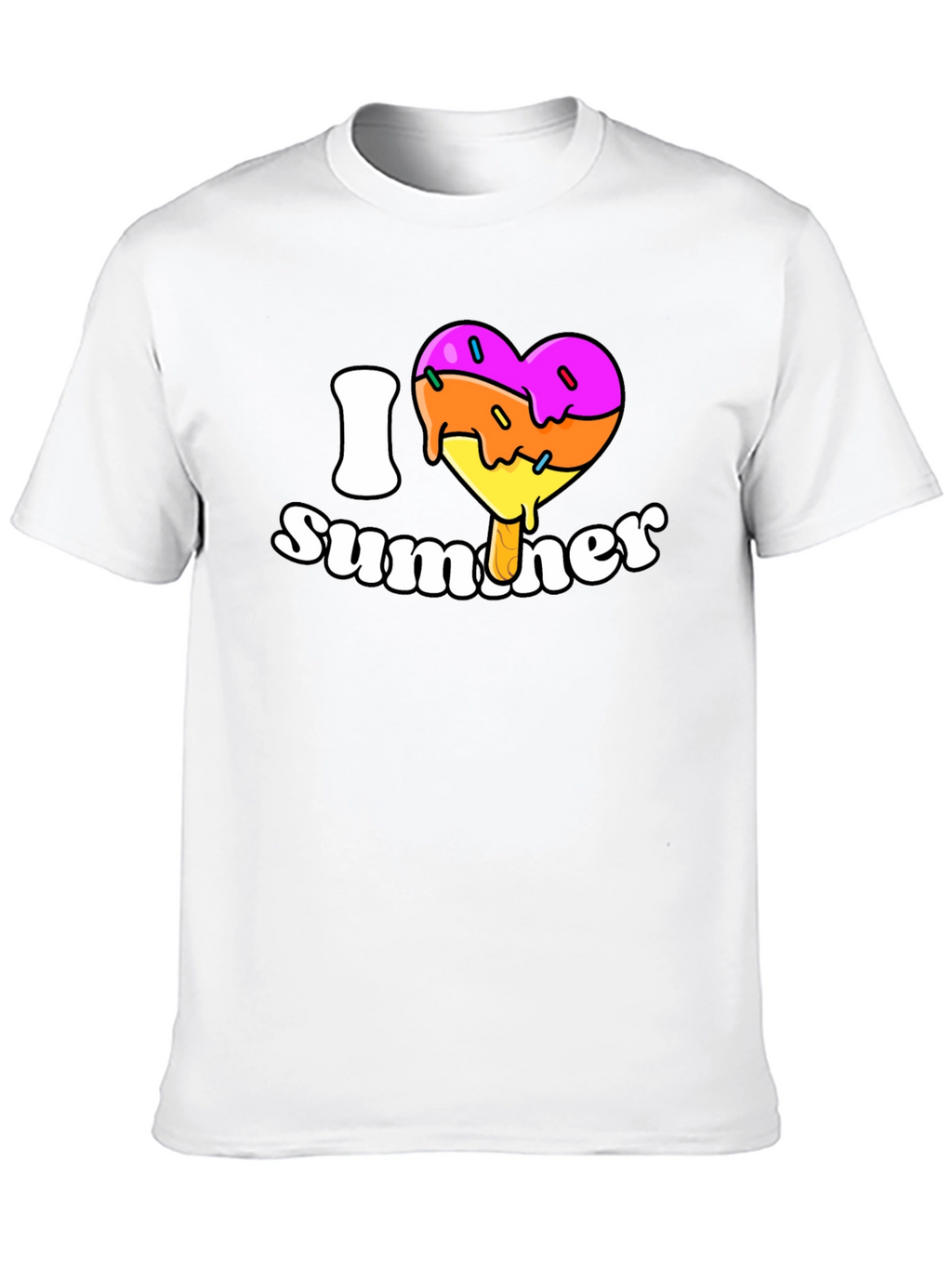 I Heart Summer Popsicle Graphic T-Shirt