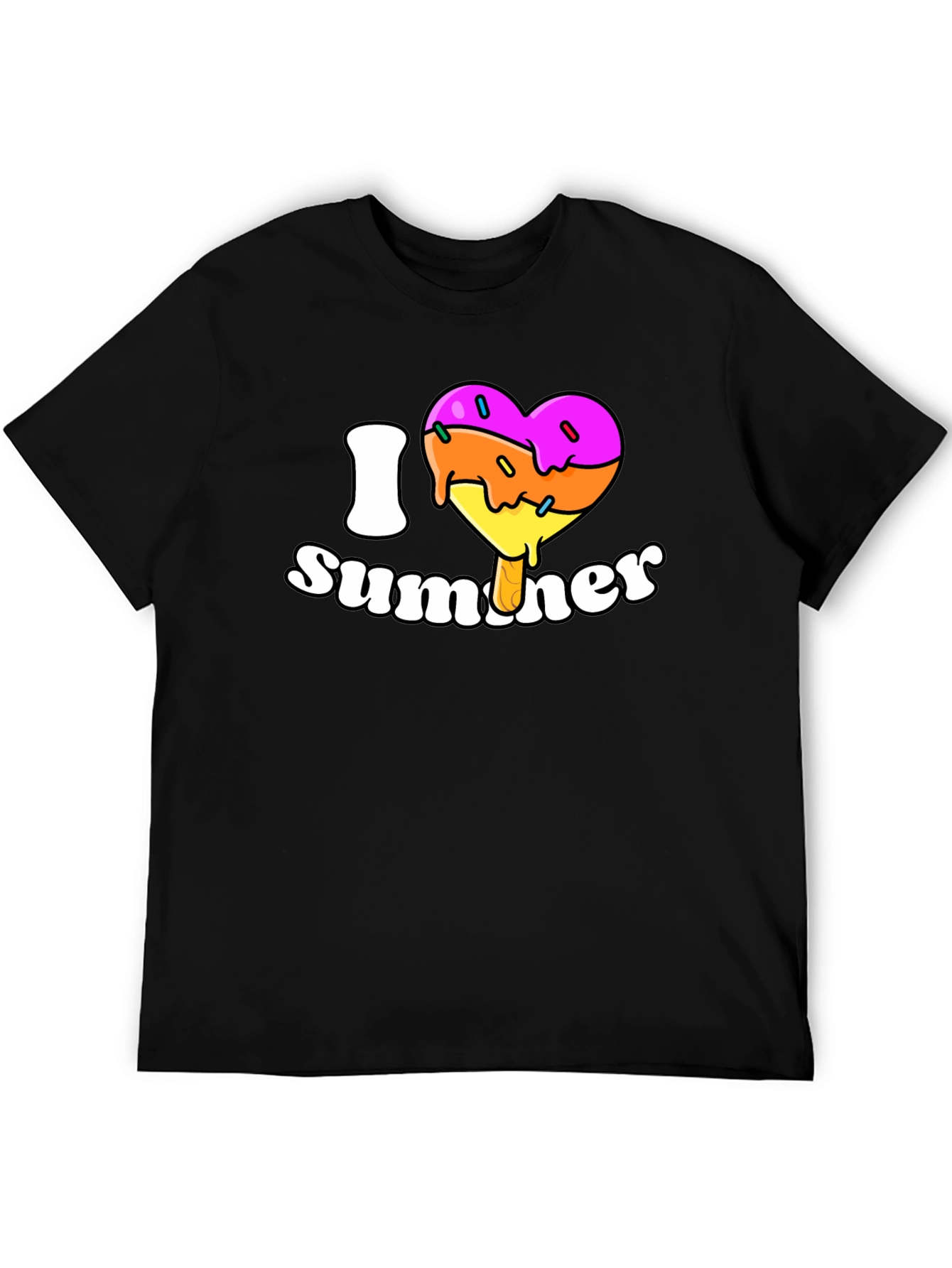 I Heart Summer Popsicle Graphic T-Shirt