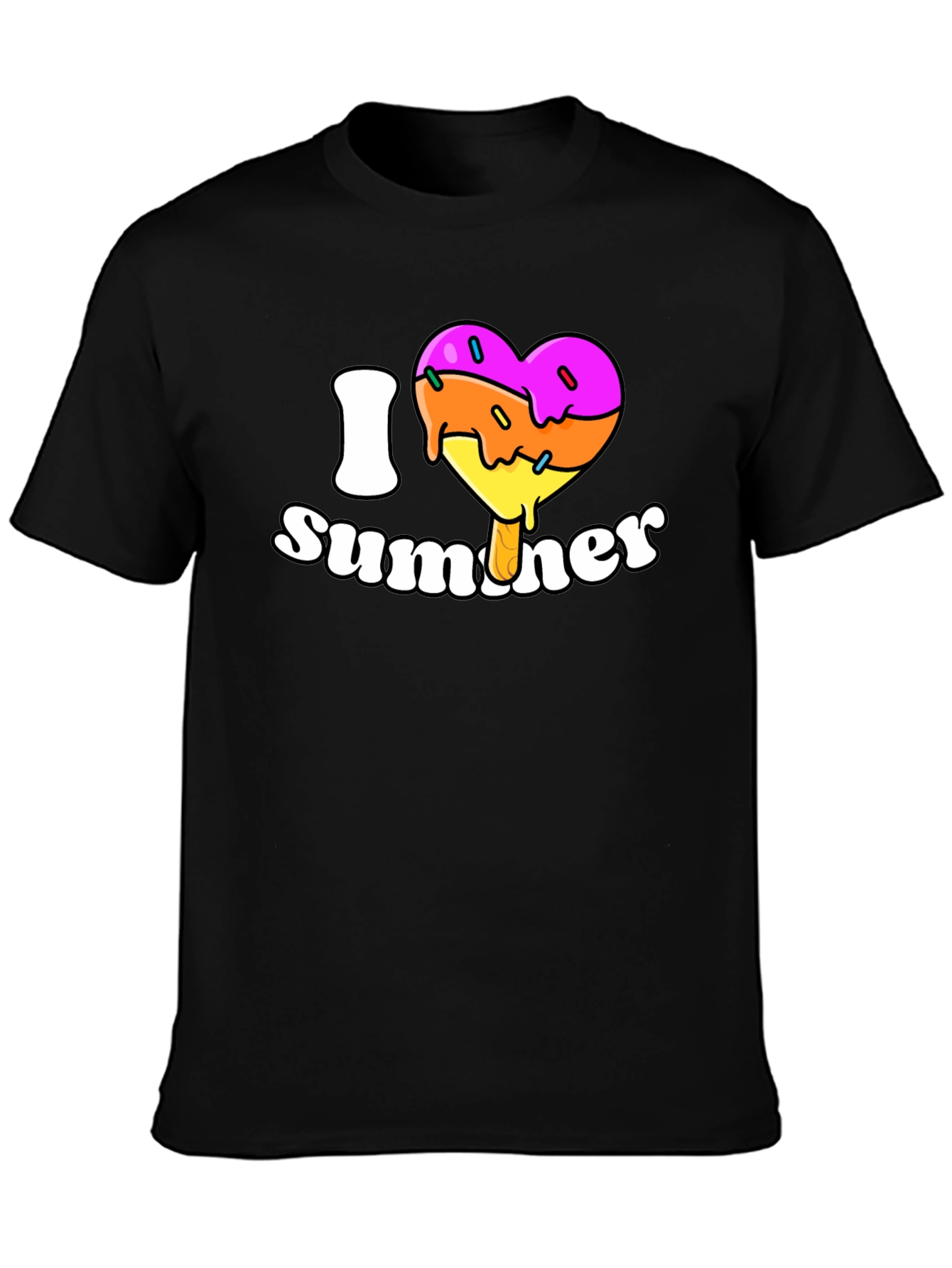 I Heart Summer Popsicle Graphic T-Shirt