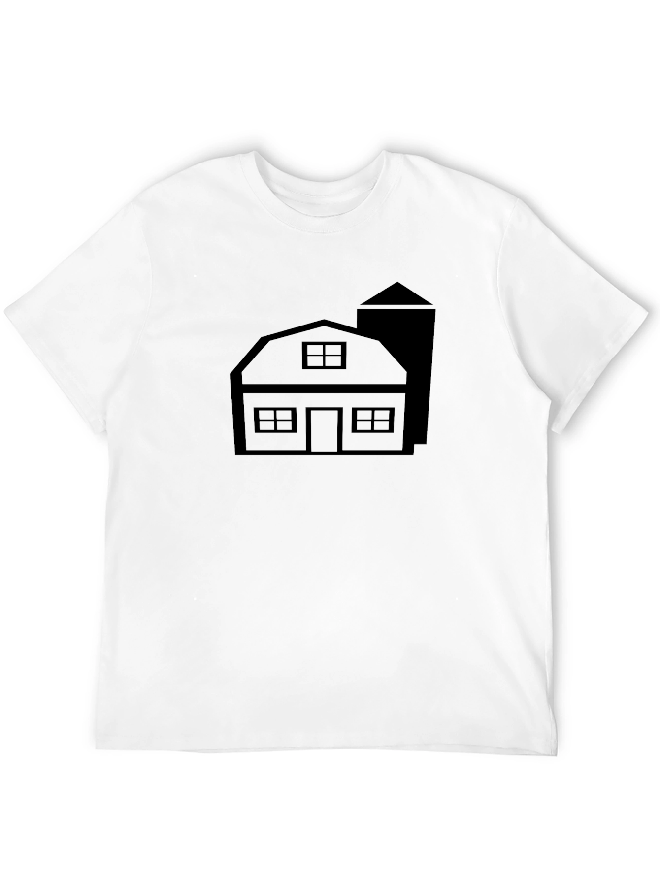 Farmhouse T-Shirt - Rustic Style Black