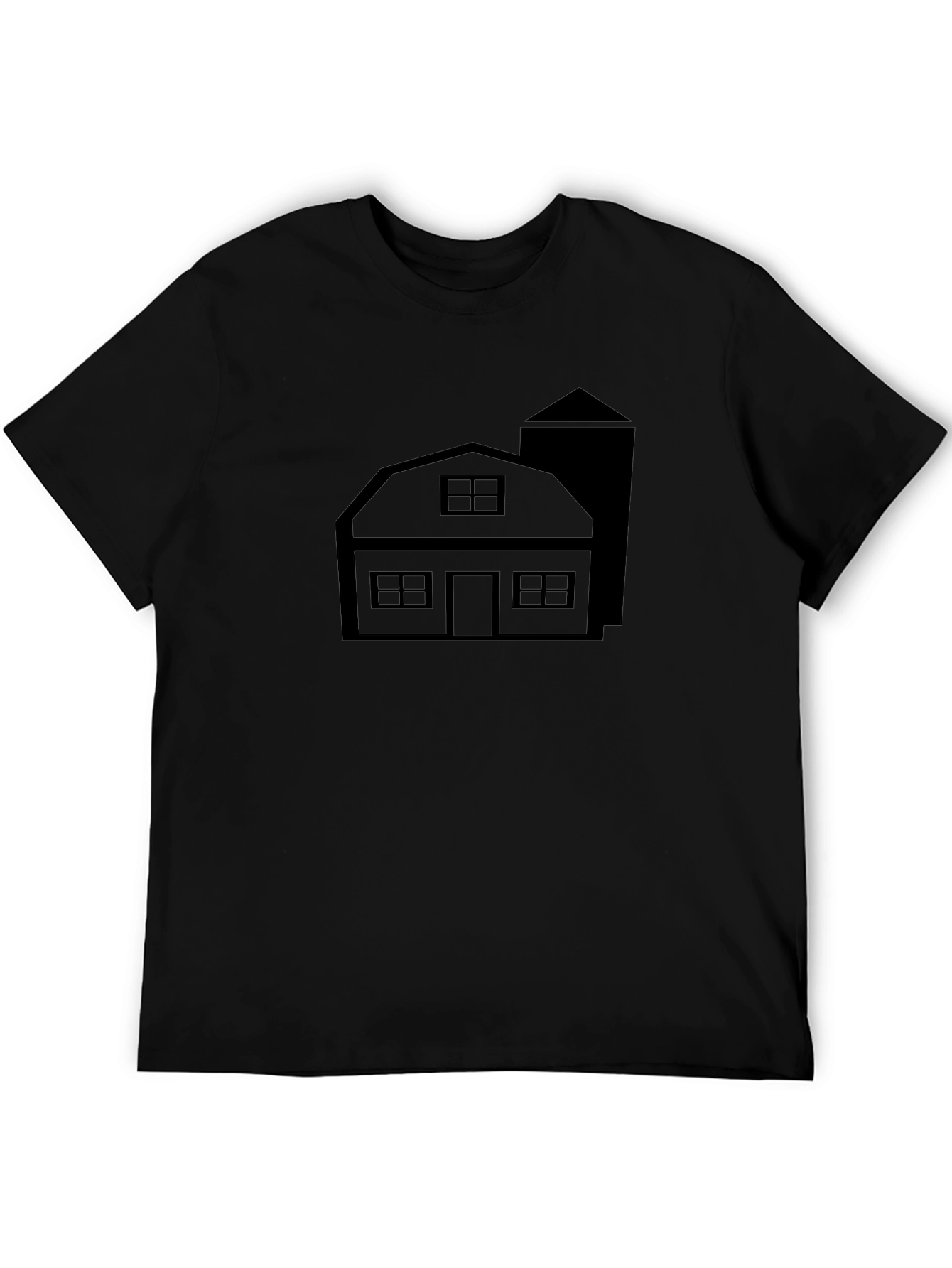 Farmhouse T-Shirt - Rustic Style Black
