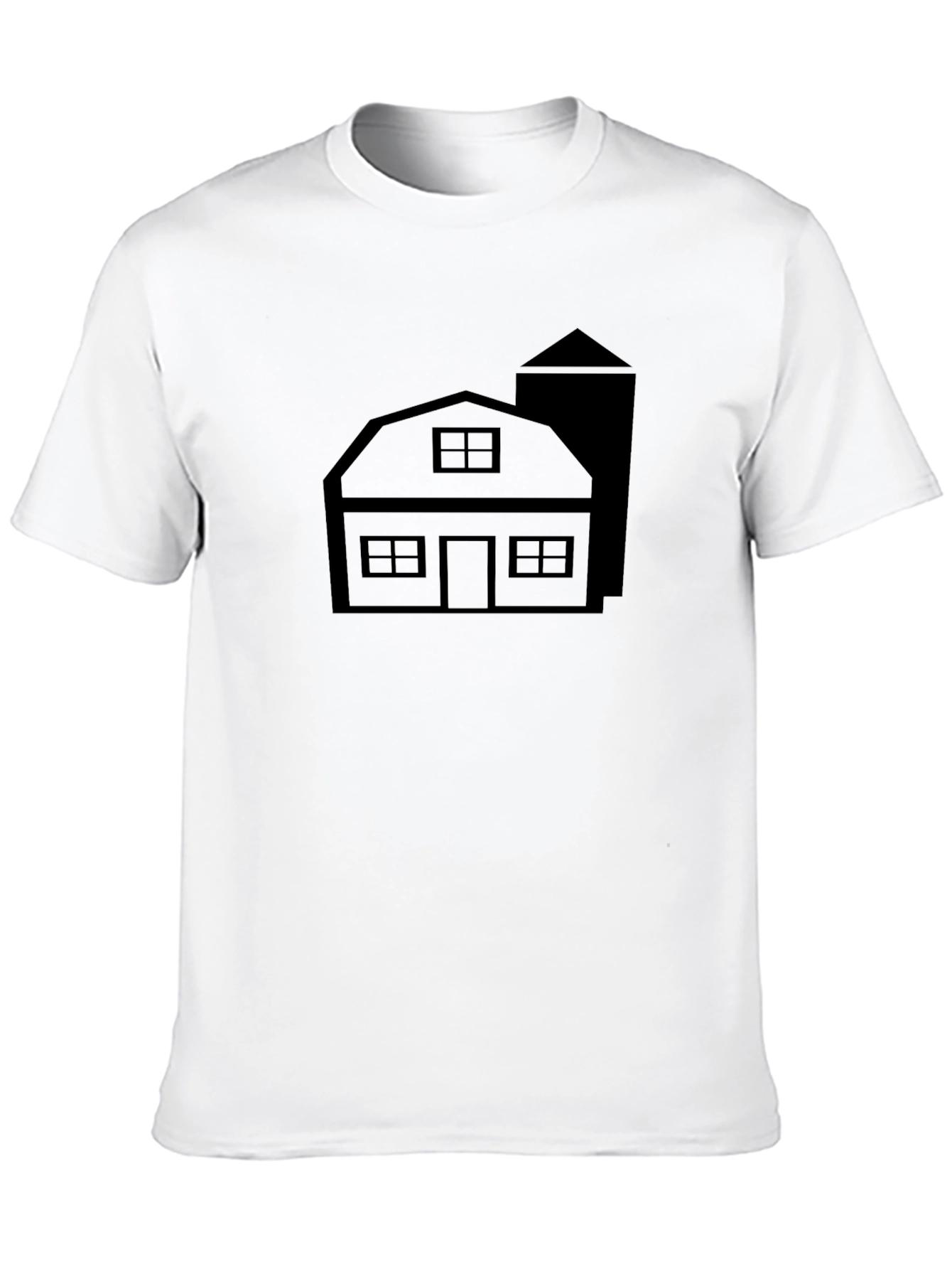 Farmhouse T-Shirt - Rustic Style Black