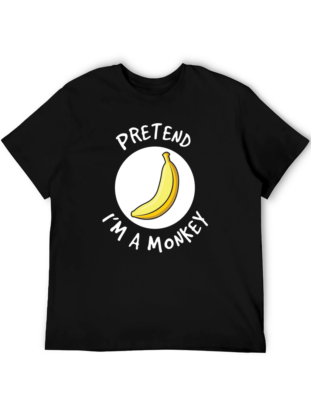 Pretend Im A Monkey T-Shirt - Funny Costume Tee