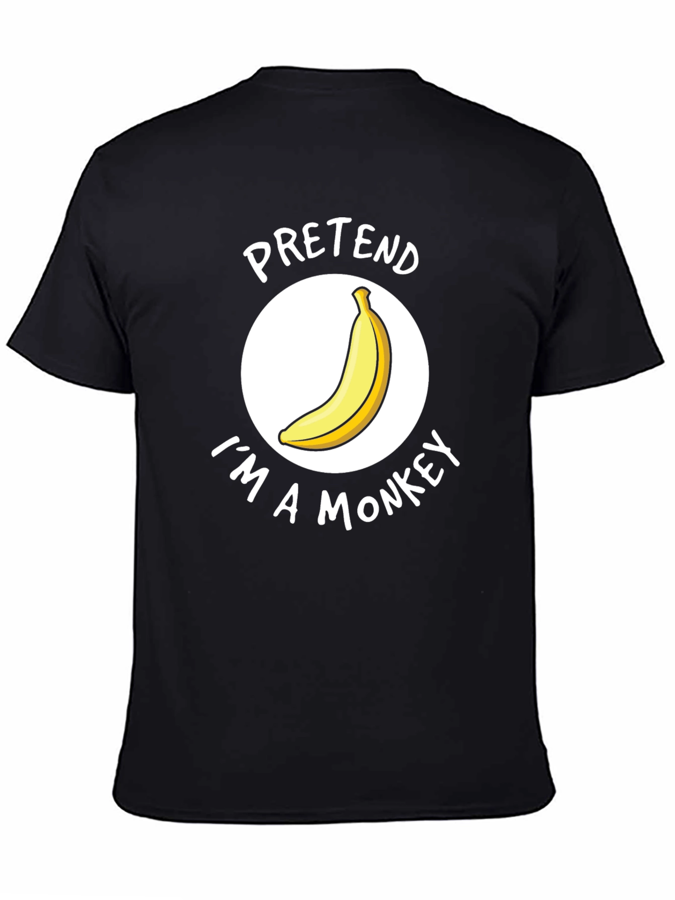 Pretend Im A Monkey T-Shirt - Funny Costume Tee