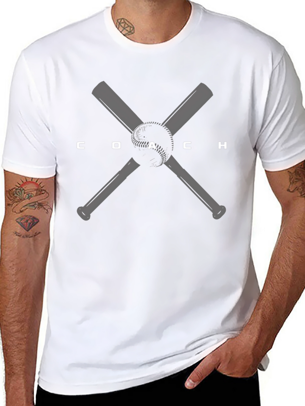 Baseball Coach Graphic T-Shirt