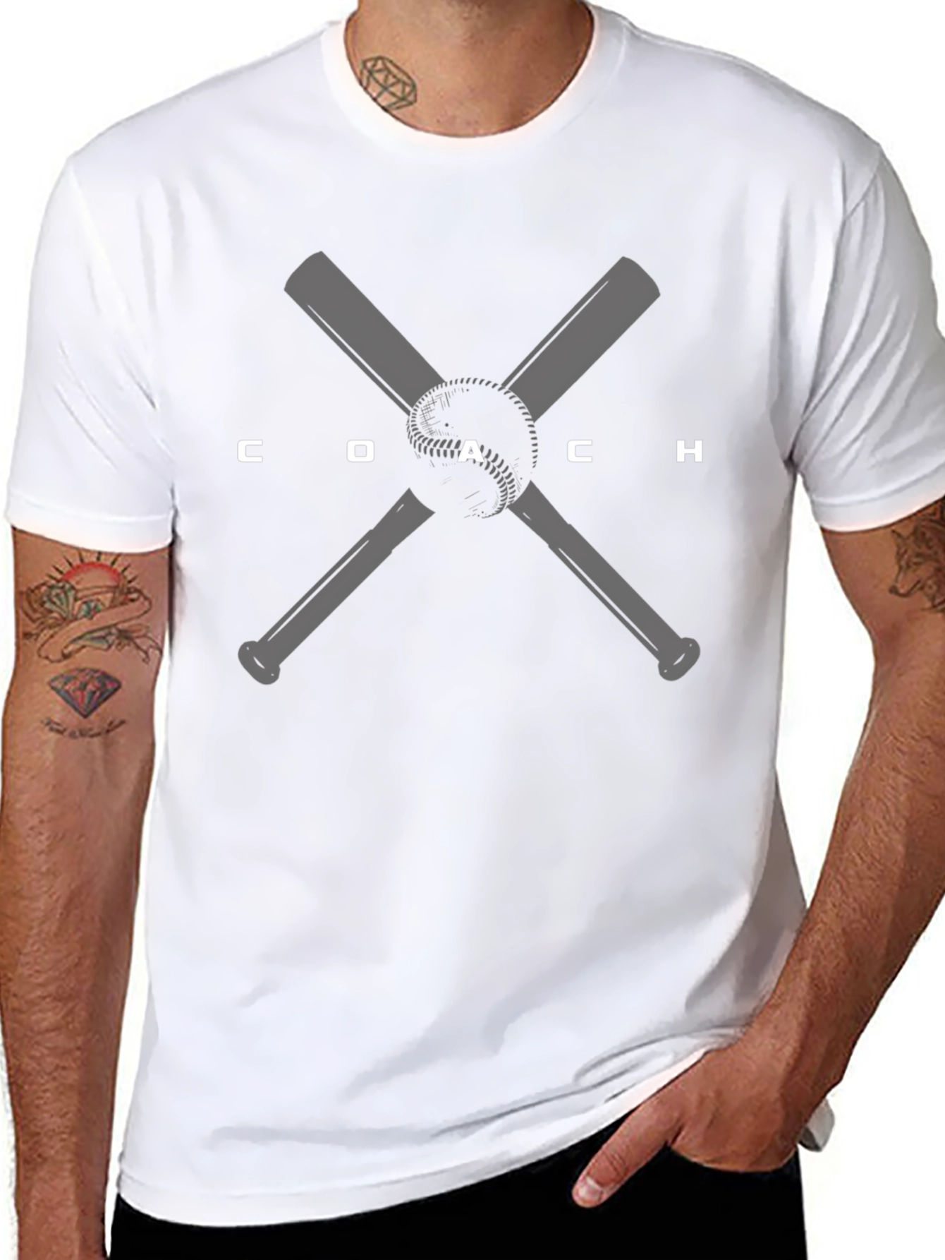 Baseball Coach Graphic T-Shirt
