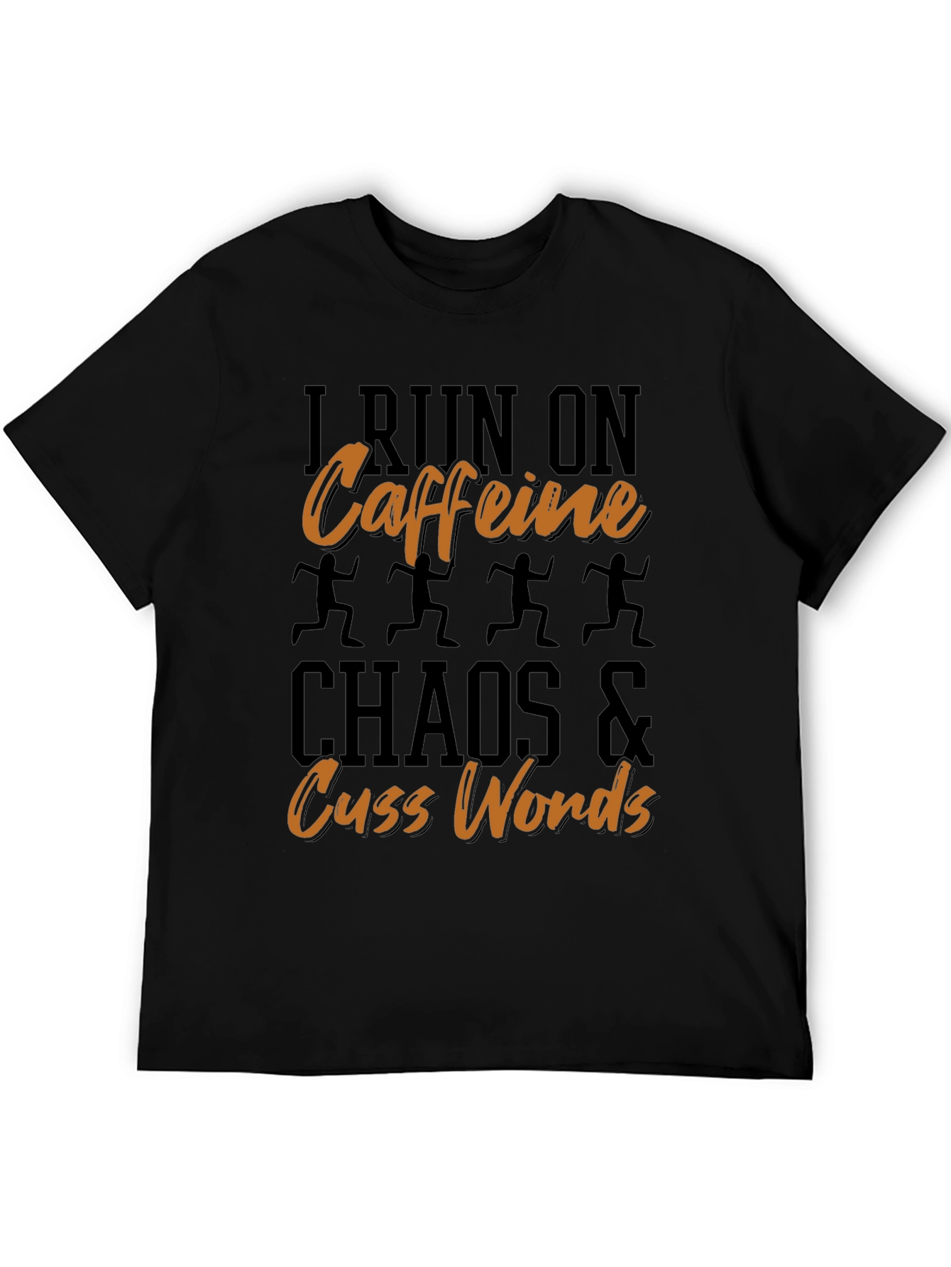 Caffeine Chaos & Cuss Words Graphic Tee