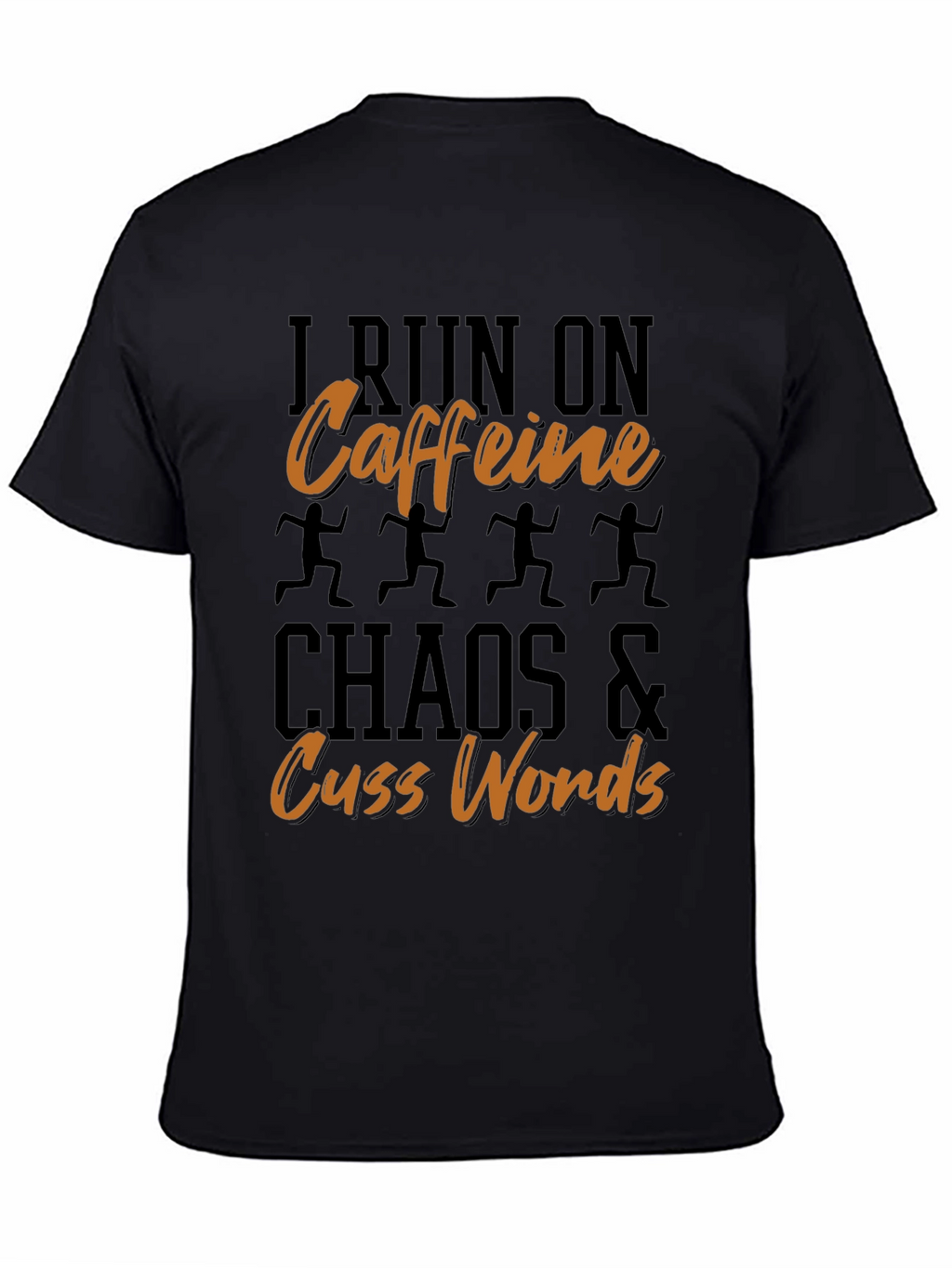 Caffeine Chaos & Cuss Words Graphic Tee