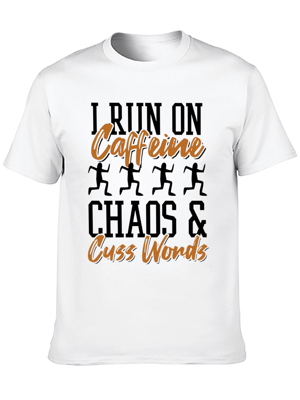 Caffeine Chaos & Cuss Words Graphic Tee