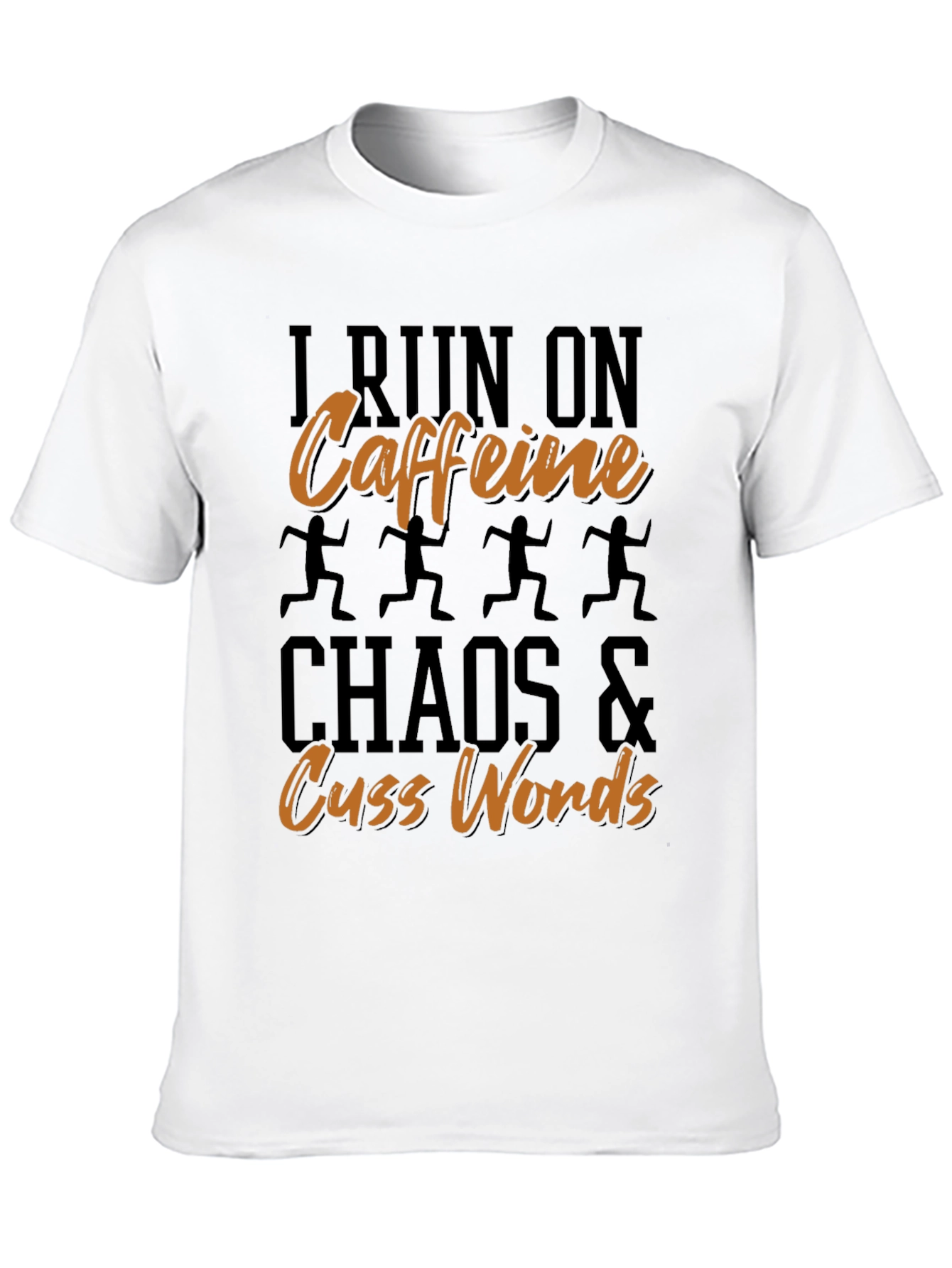 Caffeine Chaos & Cuss Words Graphic Tee