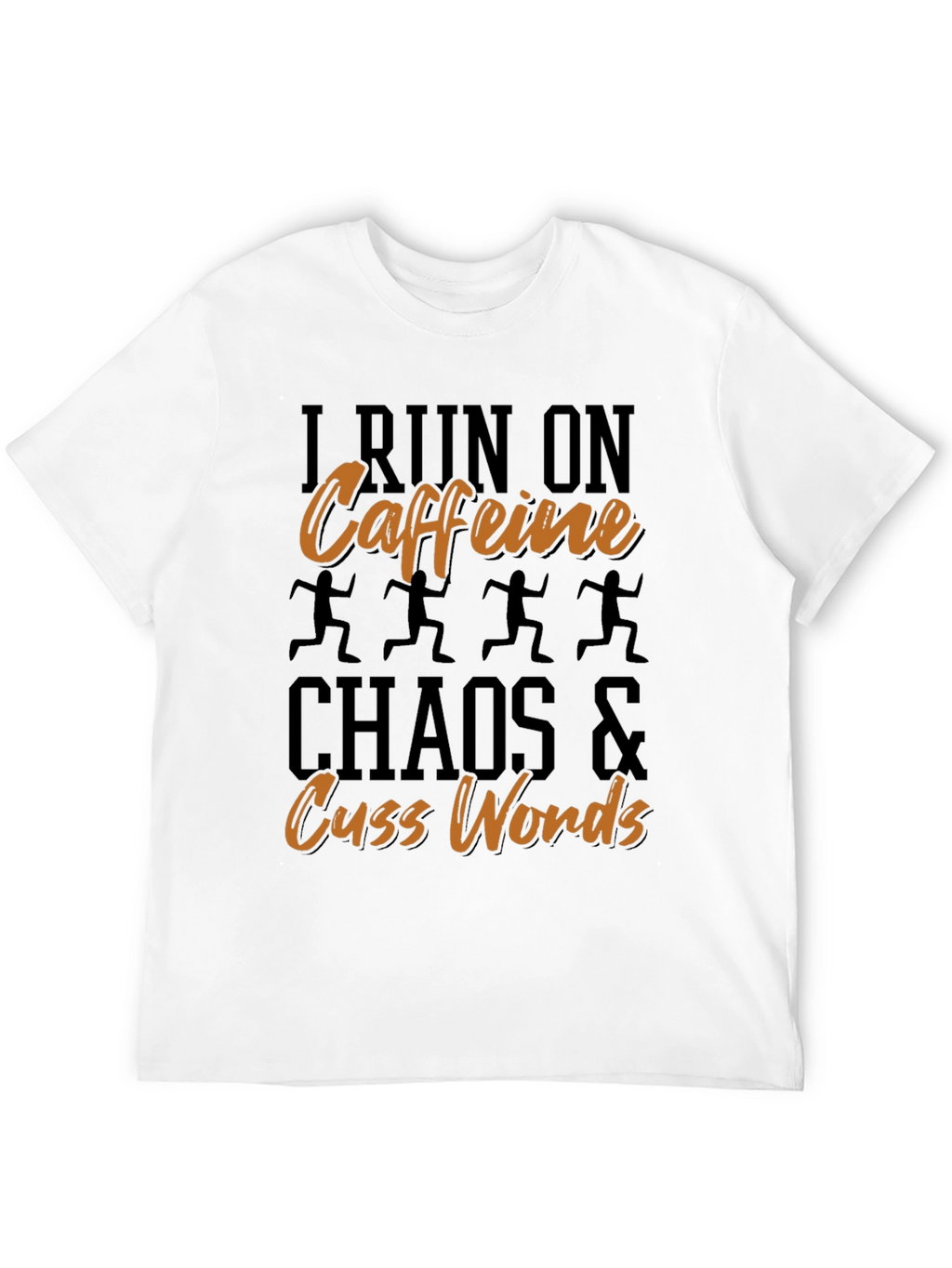 Caffeine Chaos & Cuss Words Graphic Tee