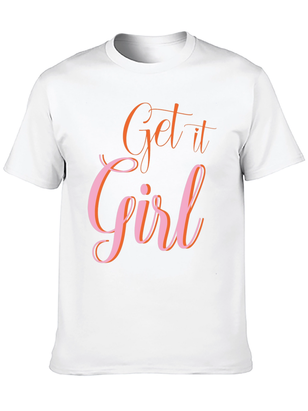 Get it Girl Graphic Tee - Trendy Black T-Shirt