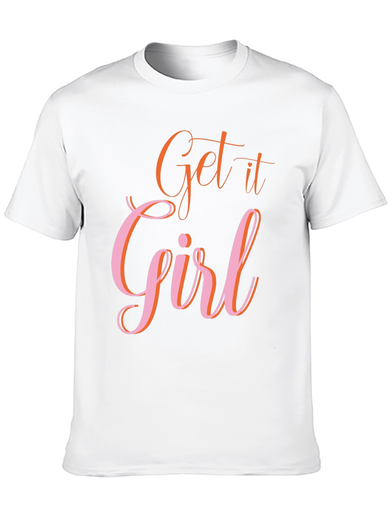 Get it Girl Graphic Tee - Trendy Black T-Shirt